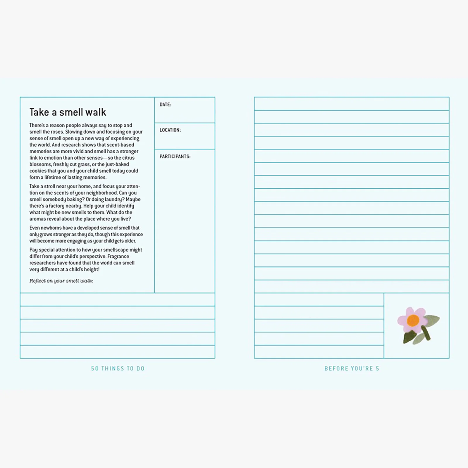 50 Things to Do Before You're 5 Journal - Image 5