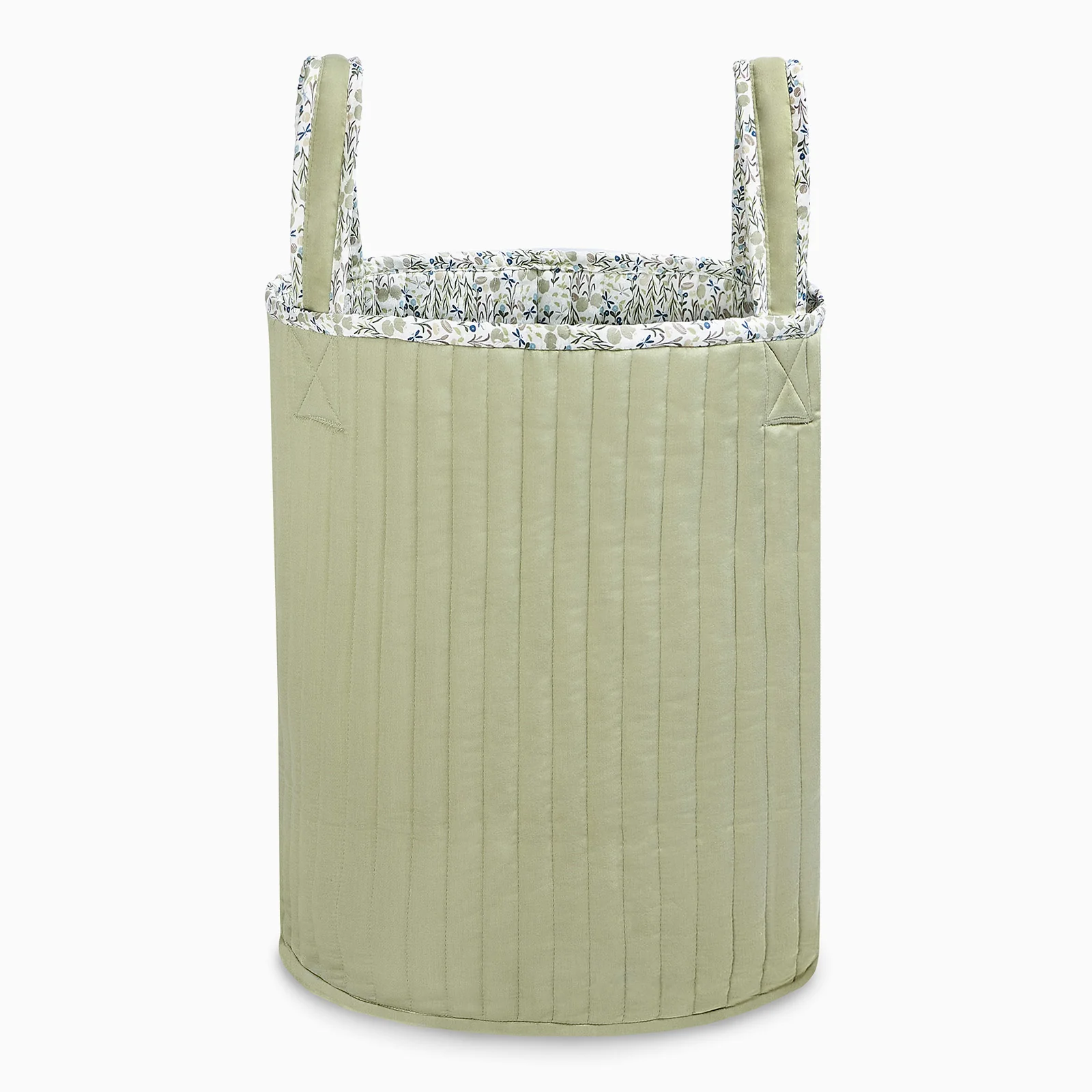 Avery Row Large Quilted Storage Basket - Riverbank - Image 3