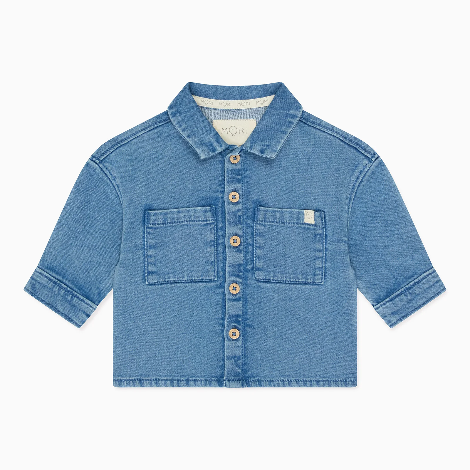 Soft Denim Shacket - Image 3