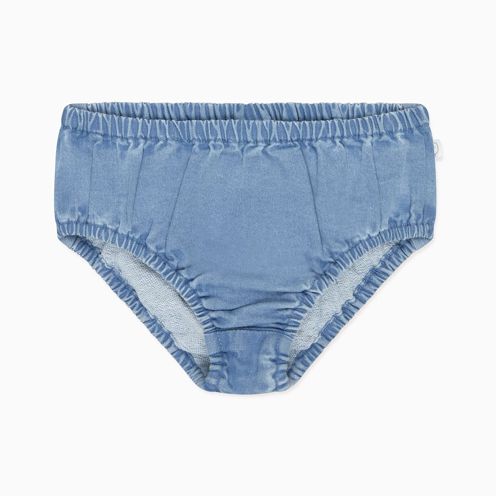 Baby Denim Smocked Dress - Image 6