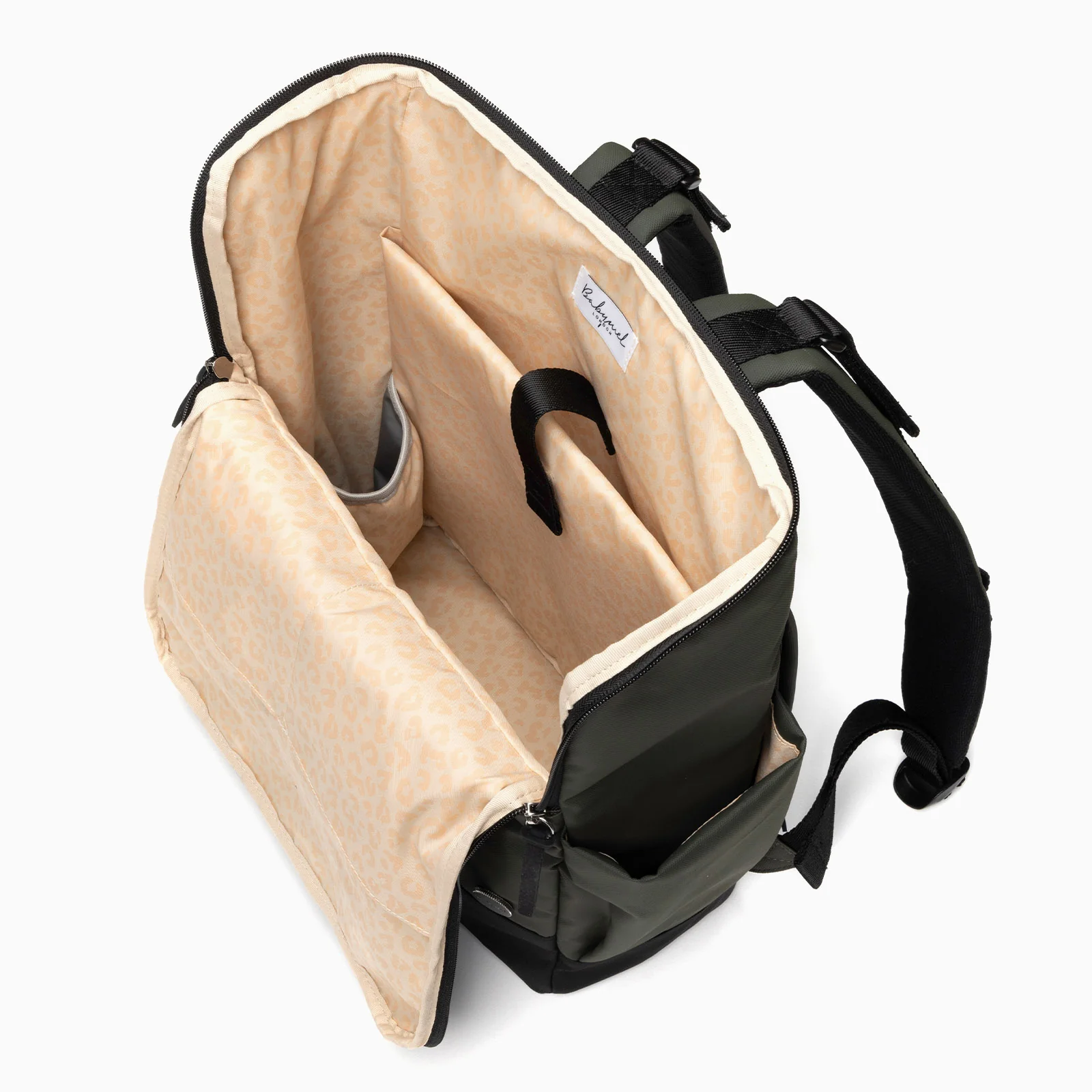 Babymel Finn Changing Backpack - Olive - Image 6