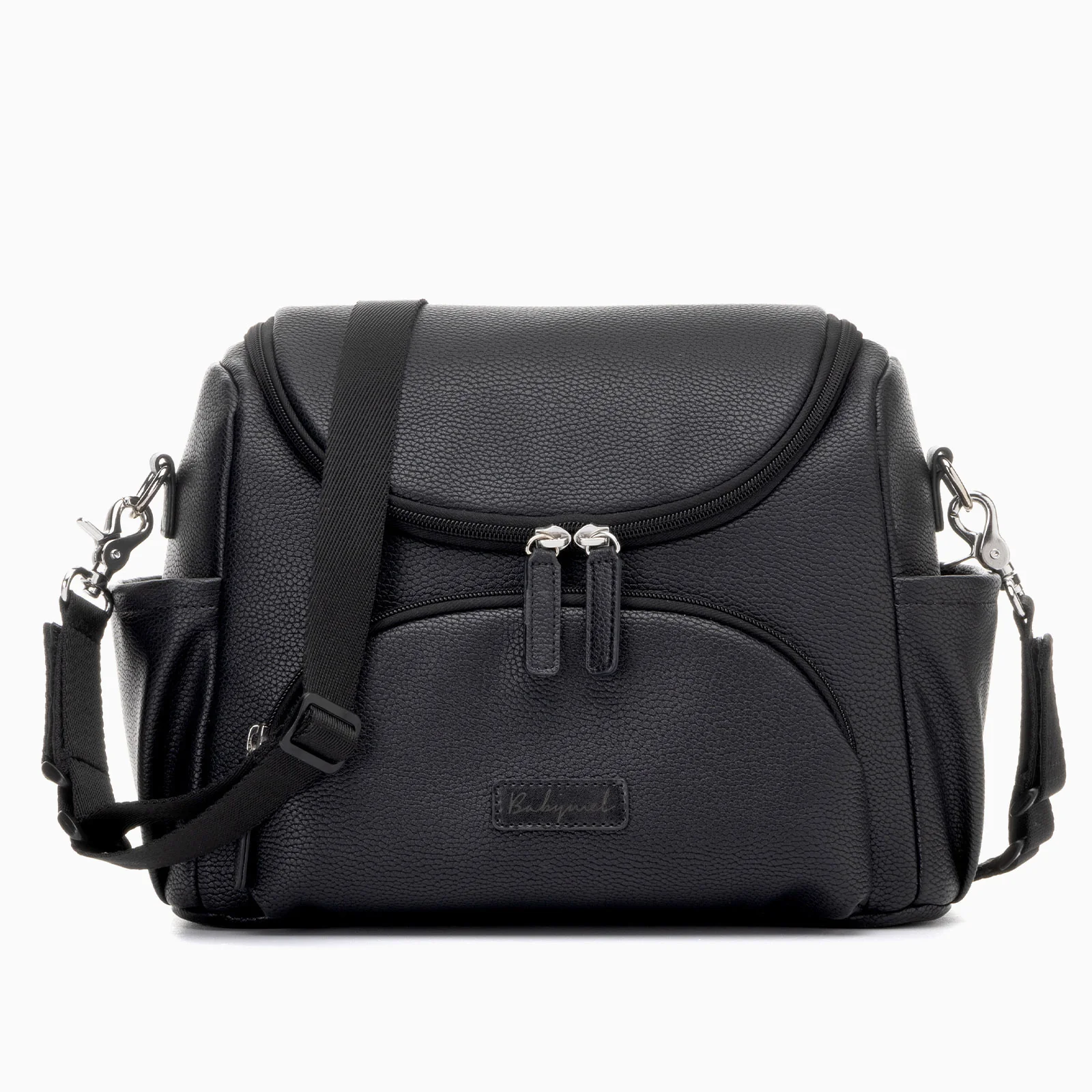 Babymel Lenni Vegan Leather Compact Changing Bag - Black - Image 2