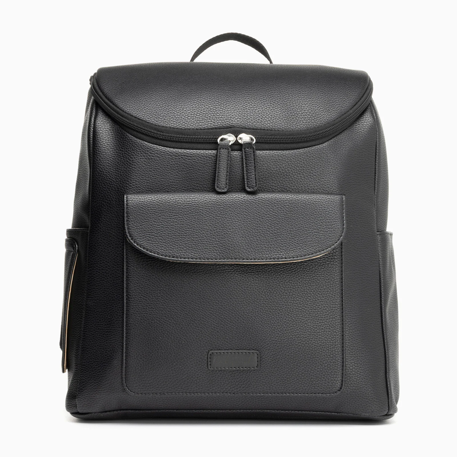 Babymel Lennox Vegan Leather Convertible Changing Backpack - Black - Image 2