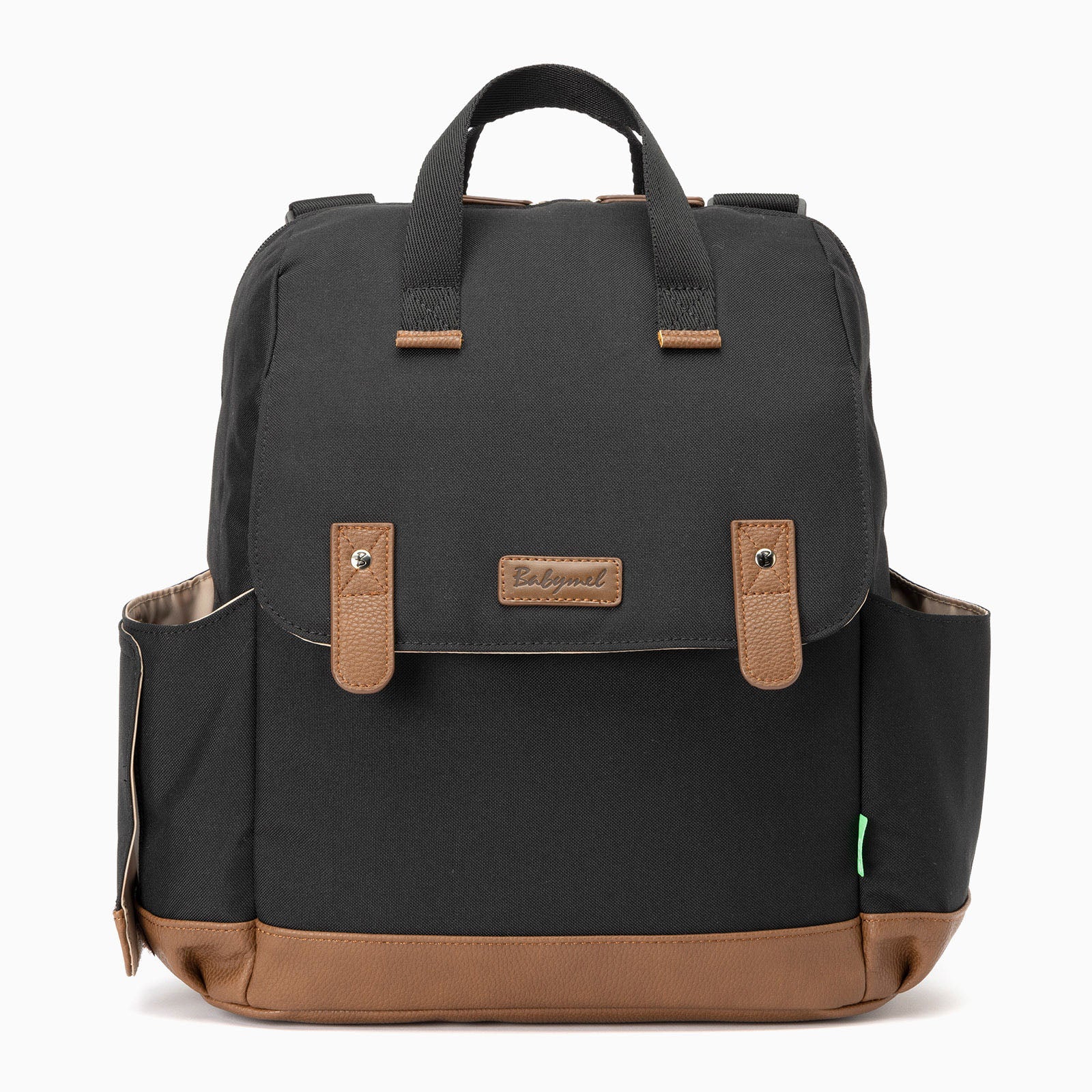 Babymel Robyn Eco Convertible Backpack - Black - Image 2