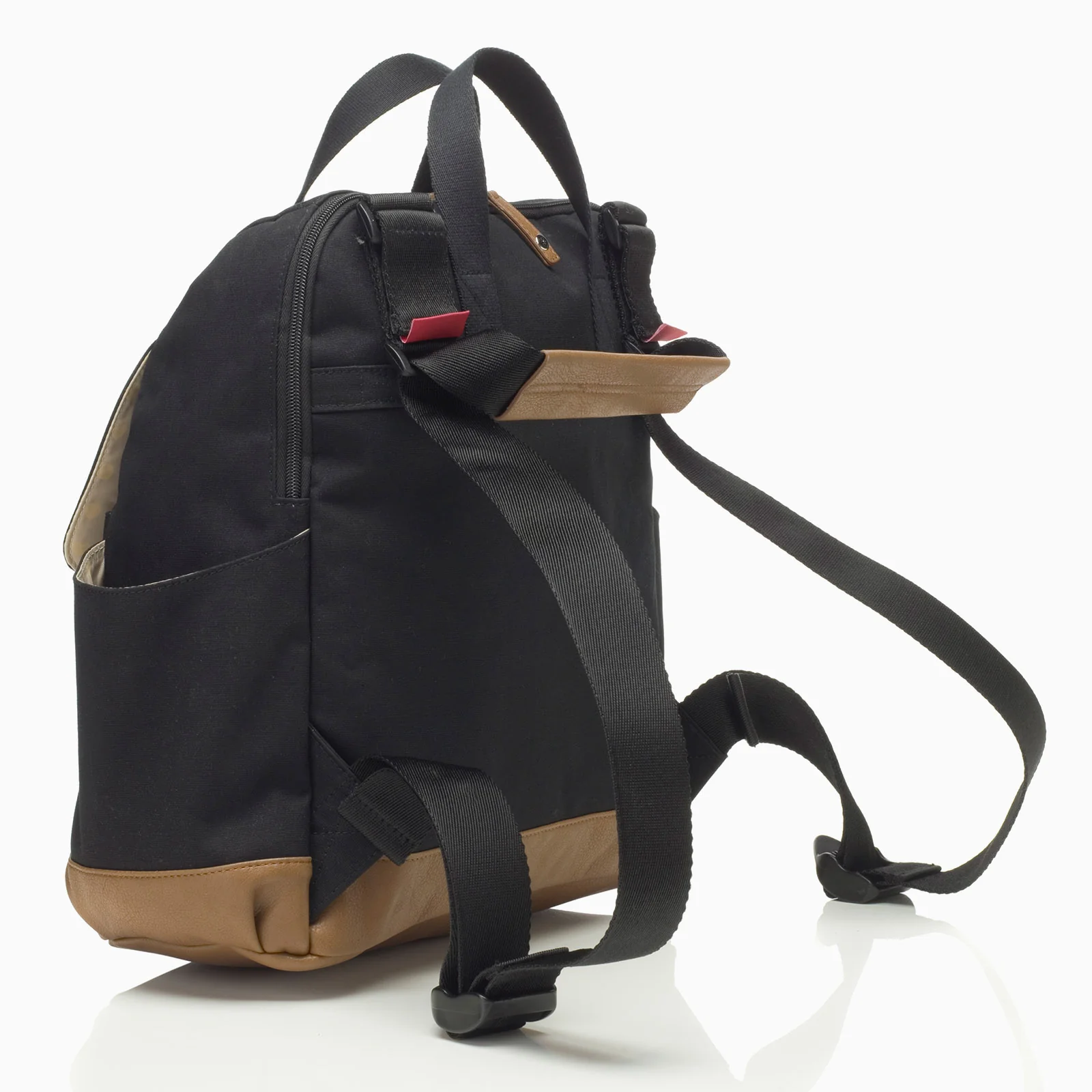 Babymel Robyn Eco Convertible Backpack - Black - Image 6