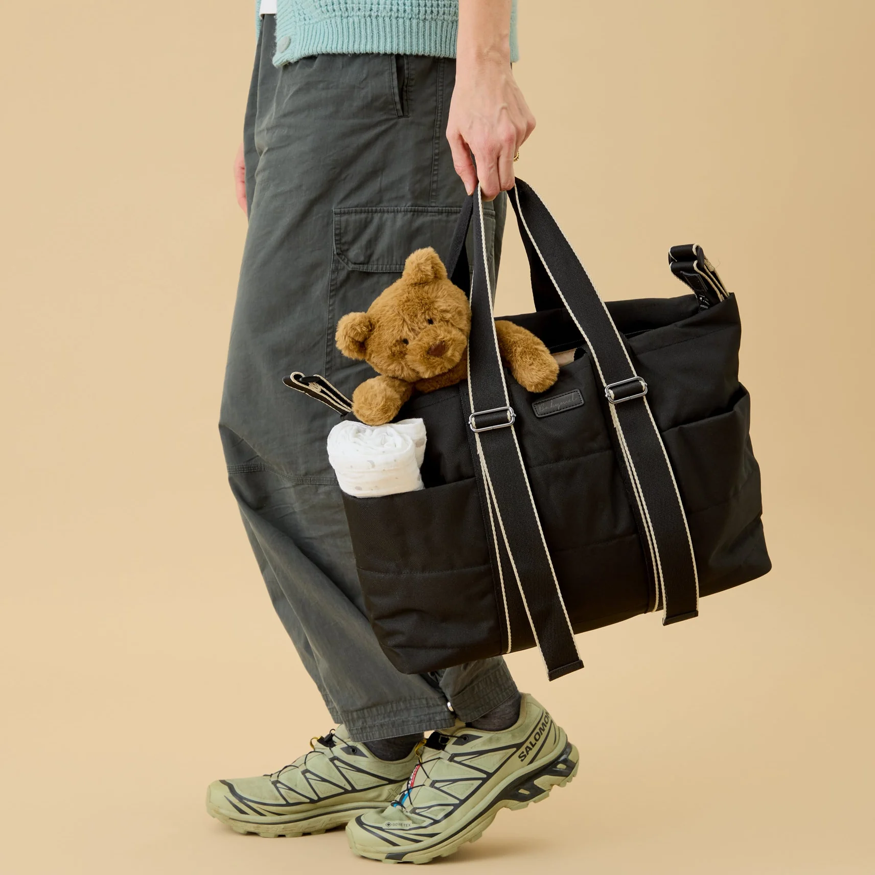 Babymel Sammi Eco Convertible Backpack - Black