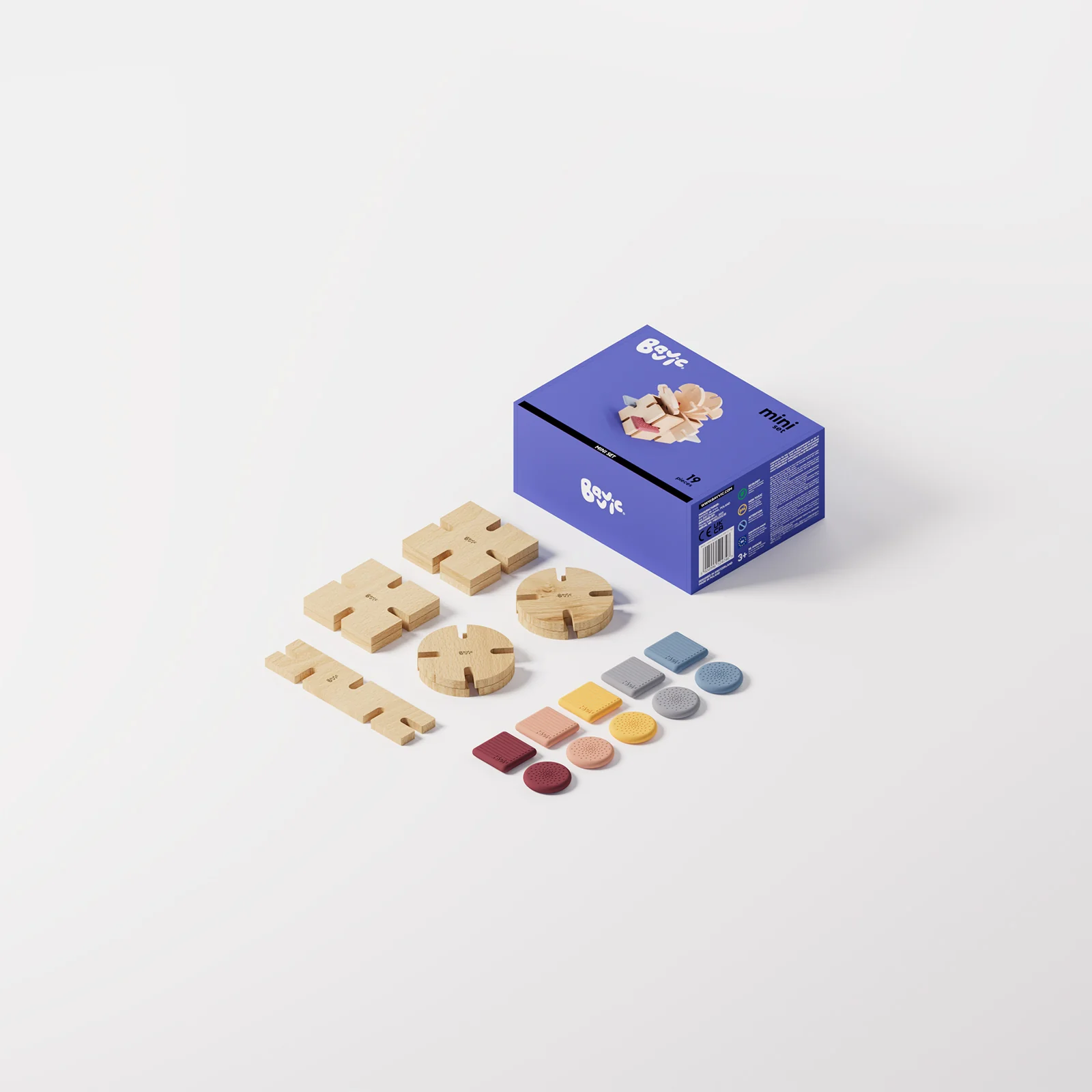 Bavvic Wooden Mini Set 19 pieces - Image 4