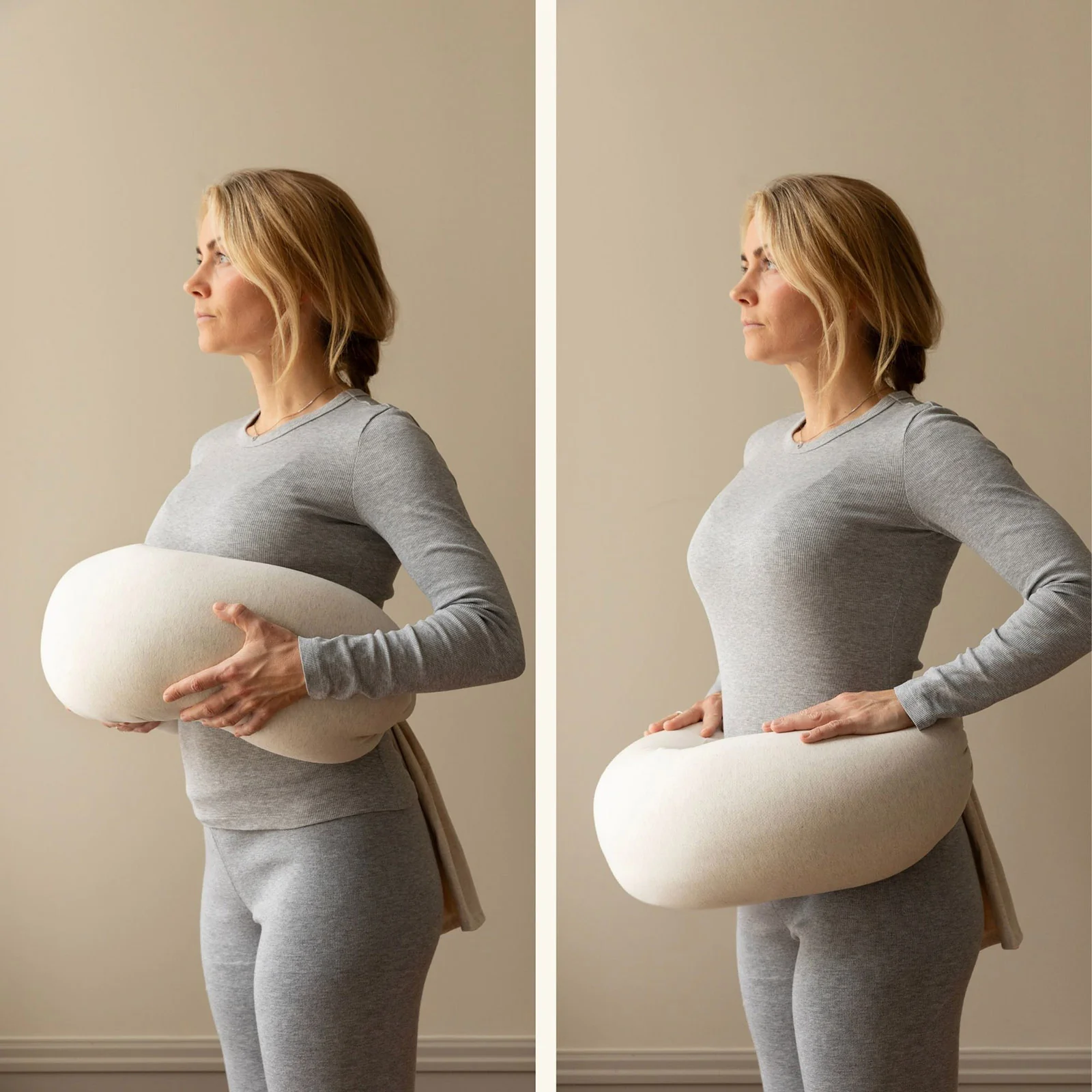bbhugme Nursing Pillow - Soft White - Image 6