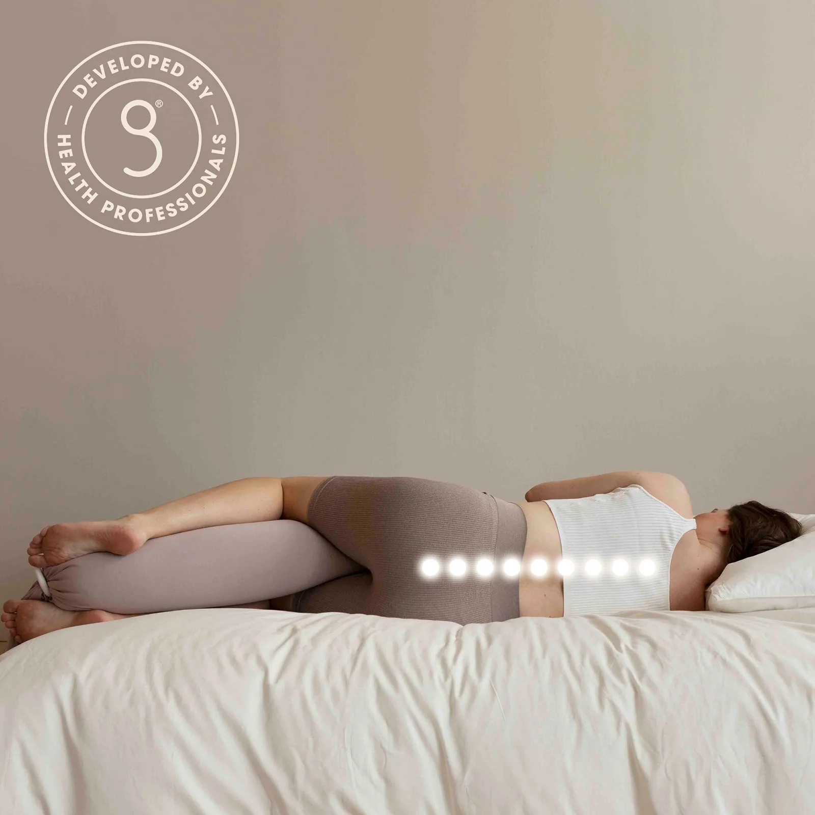 bbhugme Pregnancy Pillow - Dusty Pink - Image 4