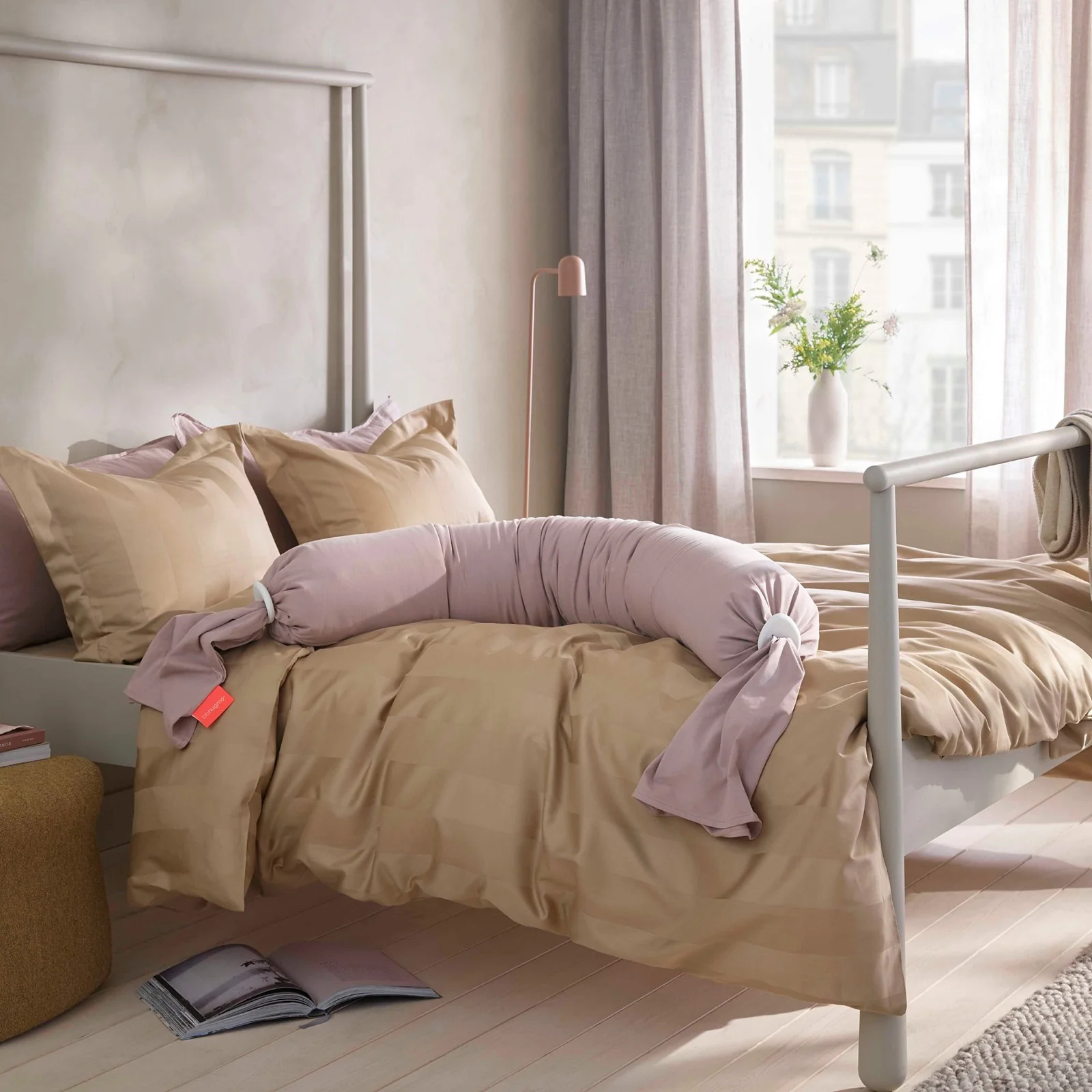 bbhugme Pregnancy Pillow - Dusty Pink - Image 5