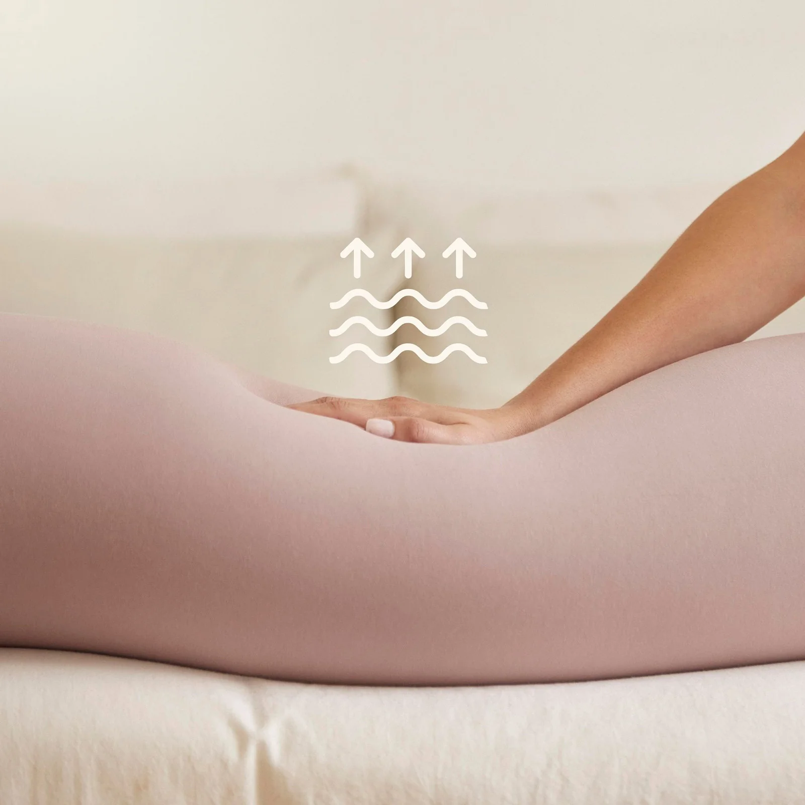 bbhugme Pregnancy Pillow - Dusty Pink - Image 8