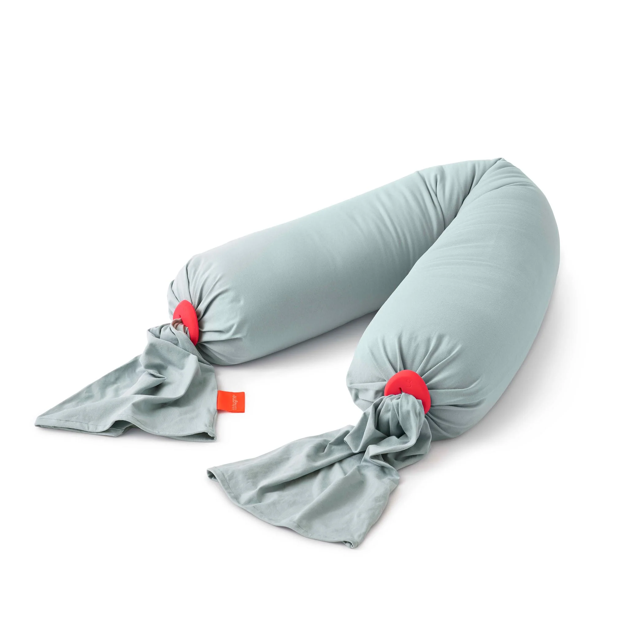 bbhugme Pregnancy Pillow - Eucalyptus & Coral - Image 4
