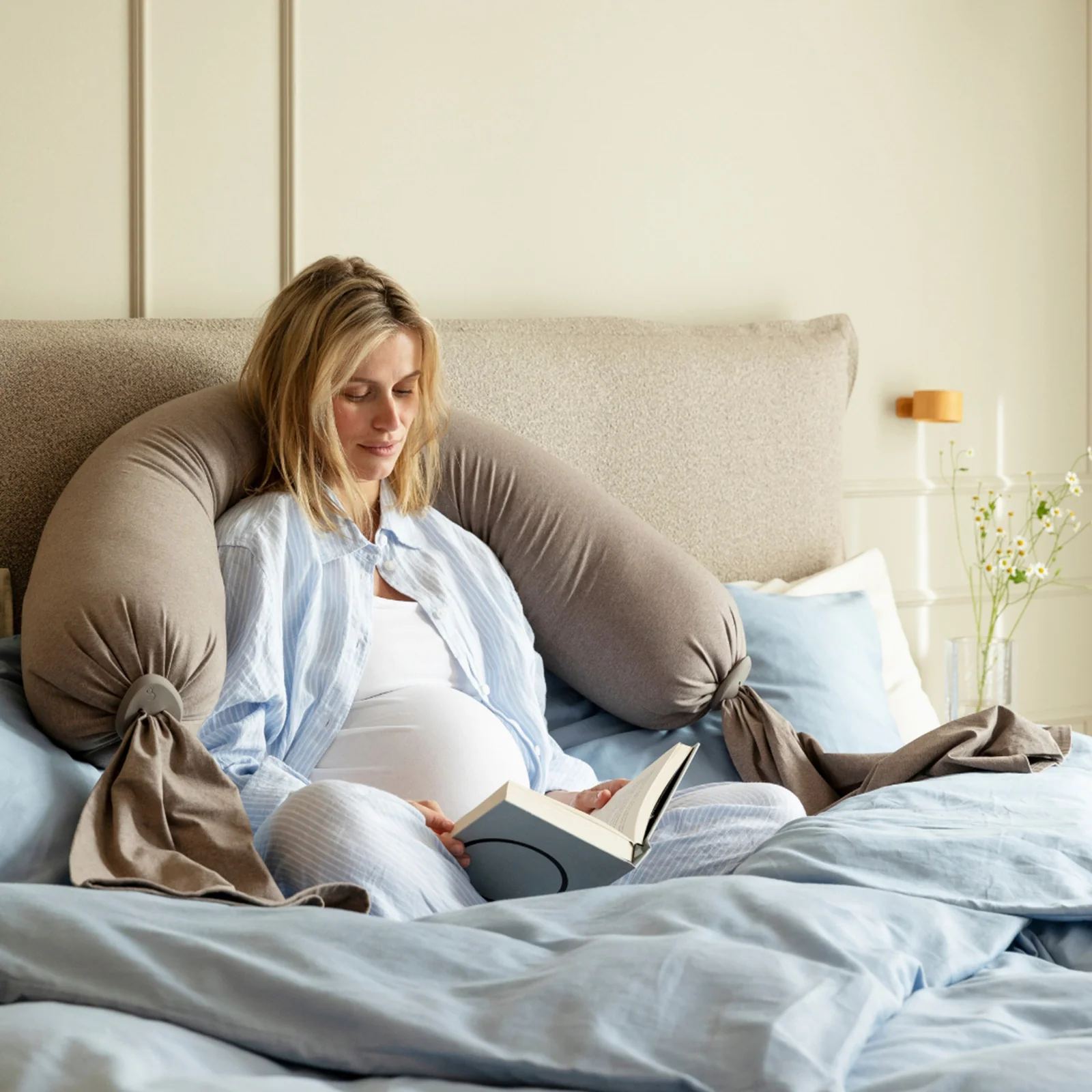 bbhugme Pregnancy Pillow - Hazel Brown - Image 2