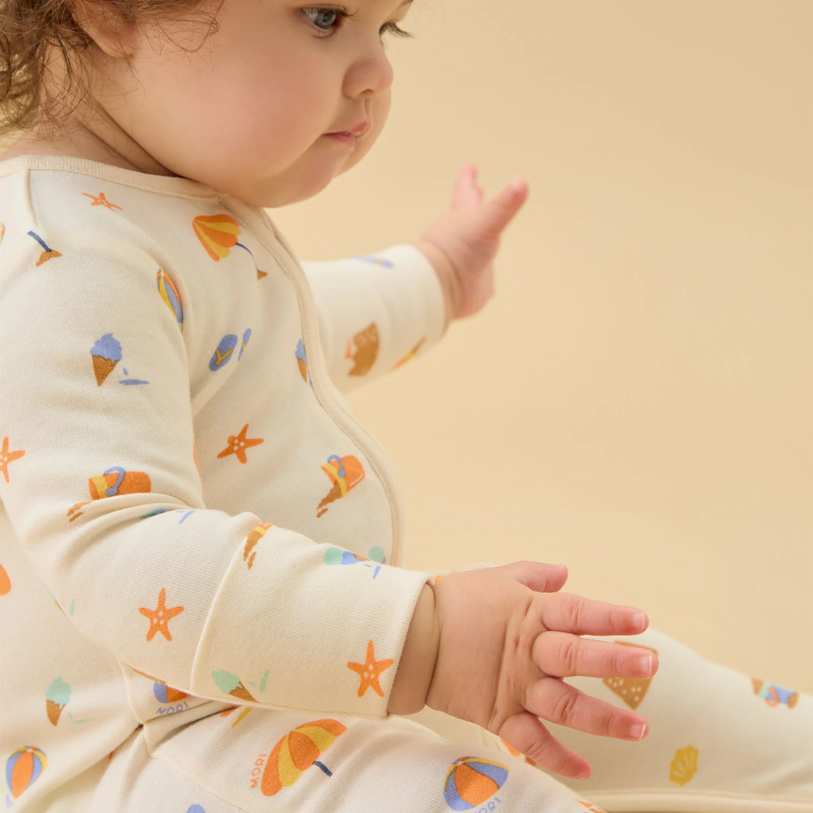 Beach Day Clever Zip Sleepsuit - Image 3