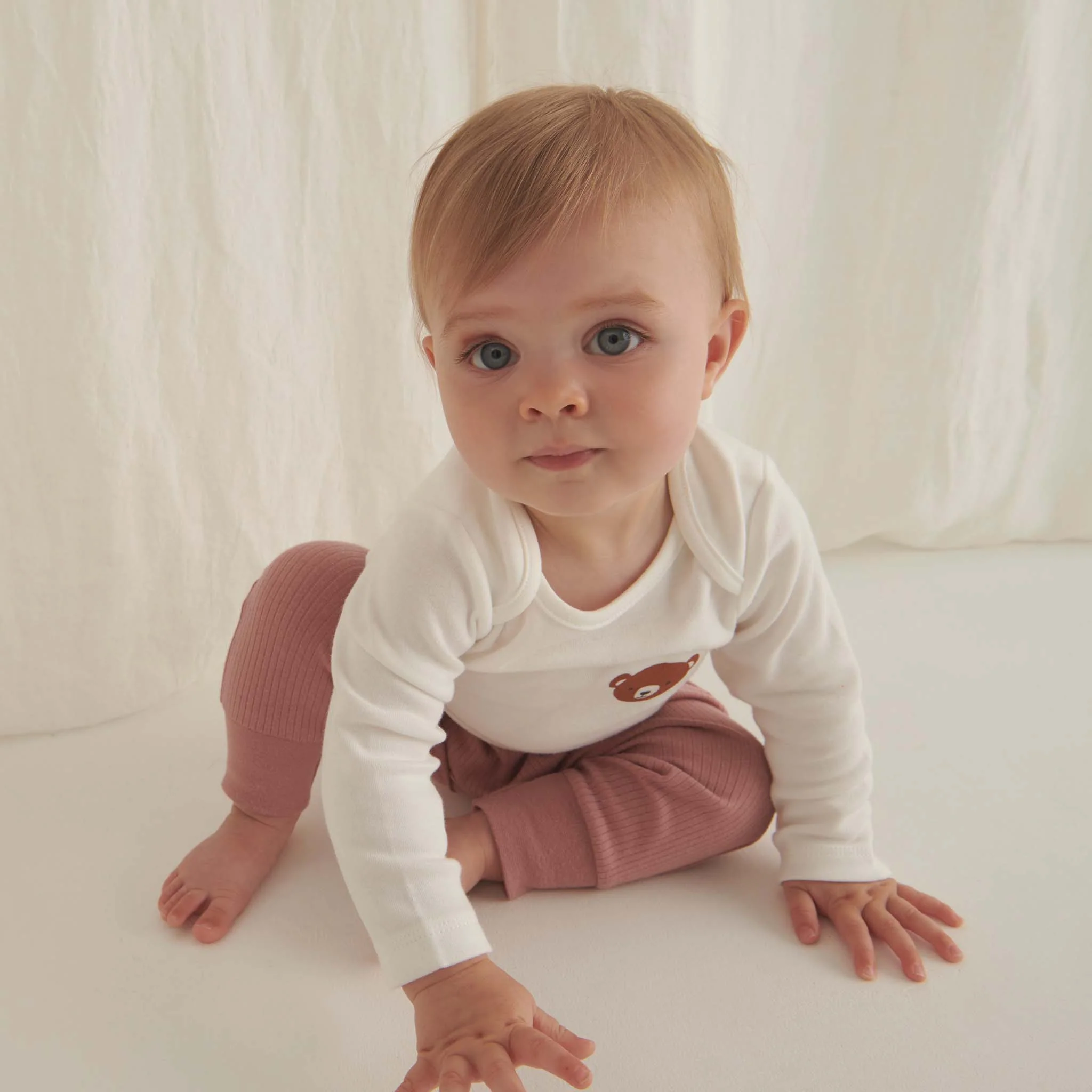 Bear (Forest) Long Sleeve Bodysuit - Image 2