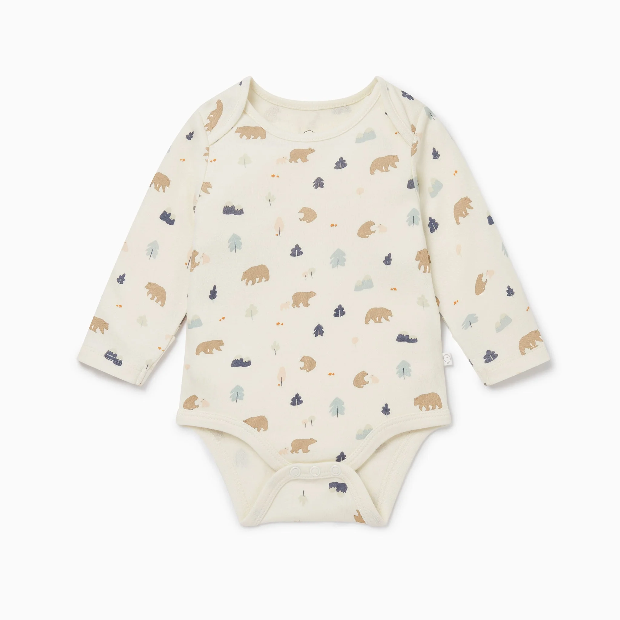 Bear Long Sleeve Bodysuit 4 Pack - Image 3