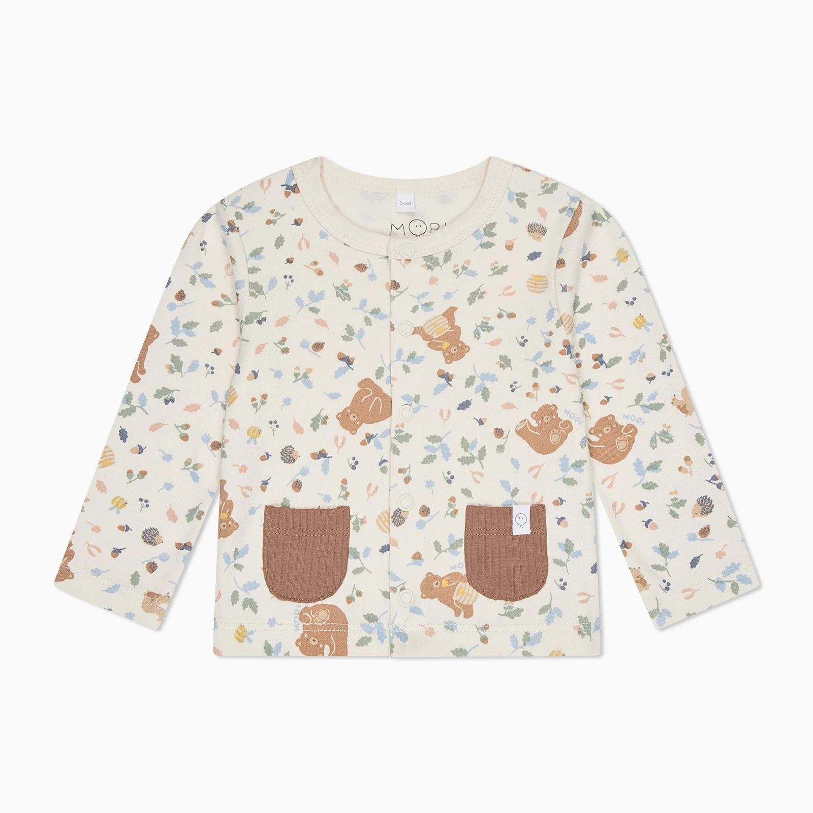 Bear Print Cardigan - Image 2