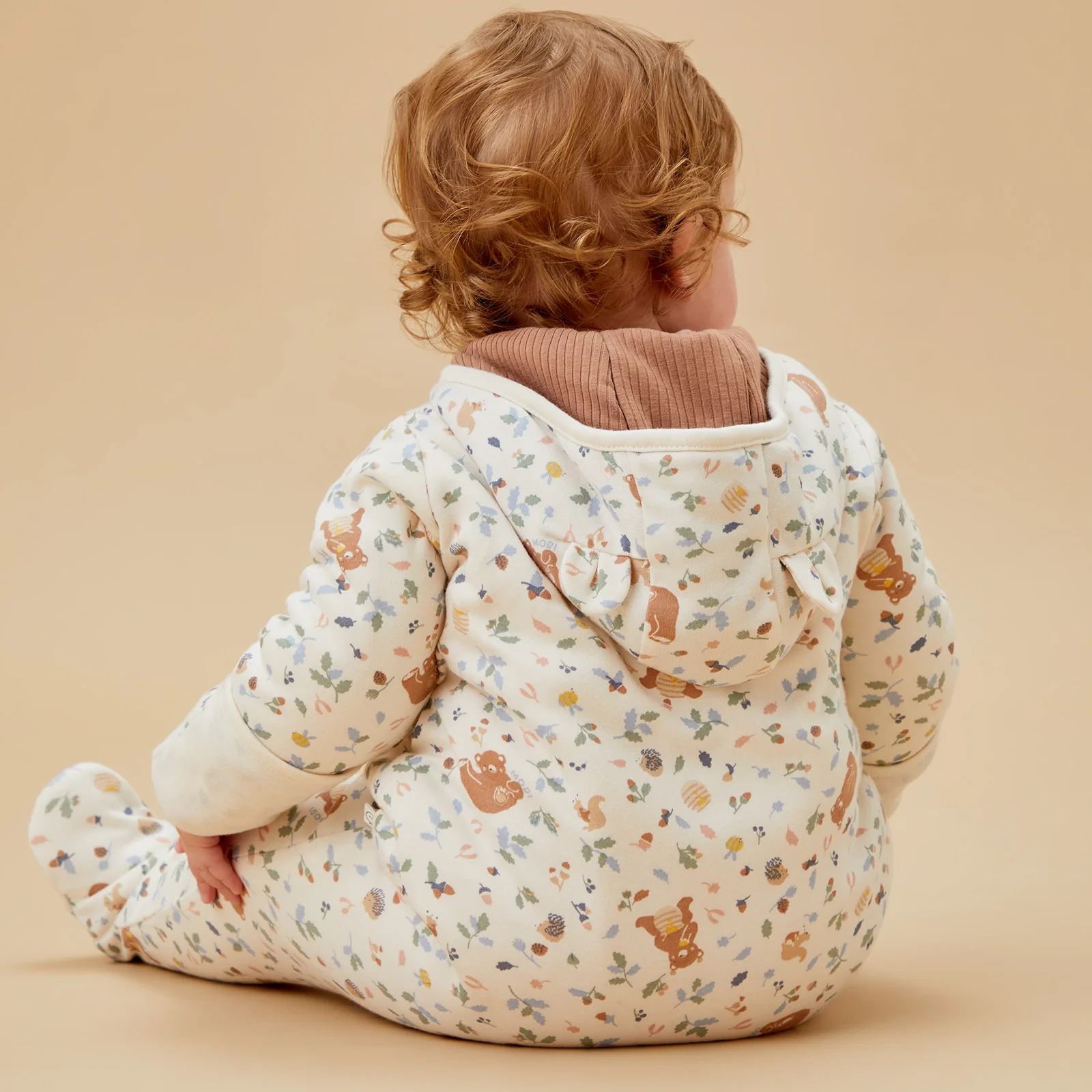 Bear Print Pramsuit - Image 7