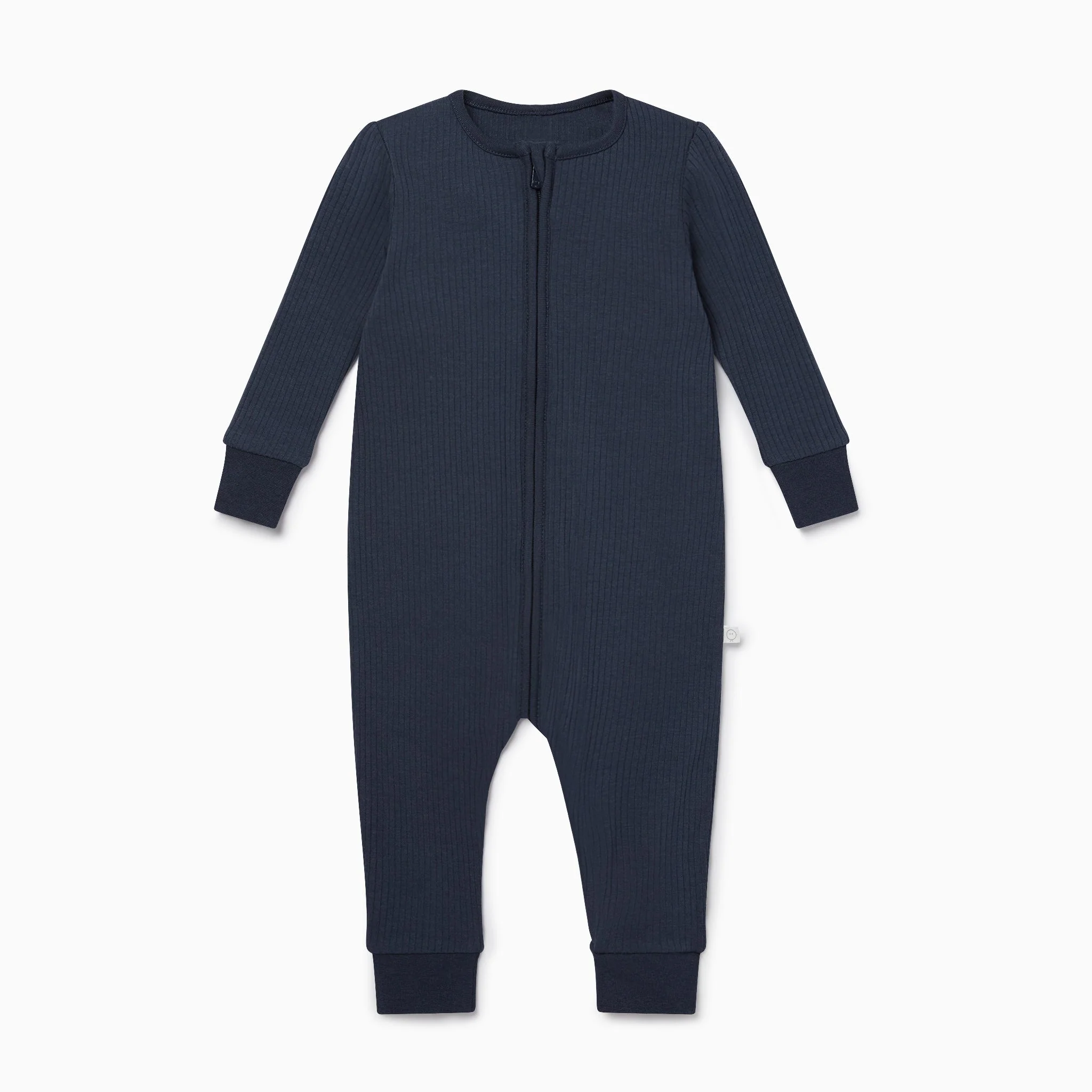 Bear Ribbed Clever Zip Sleepsuit - Image 4