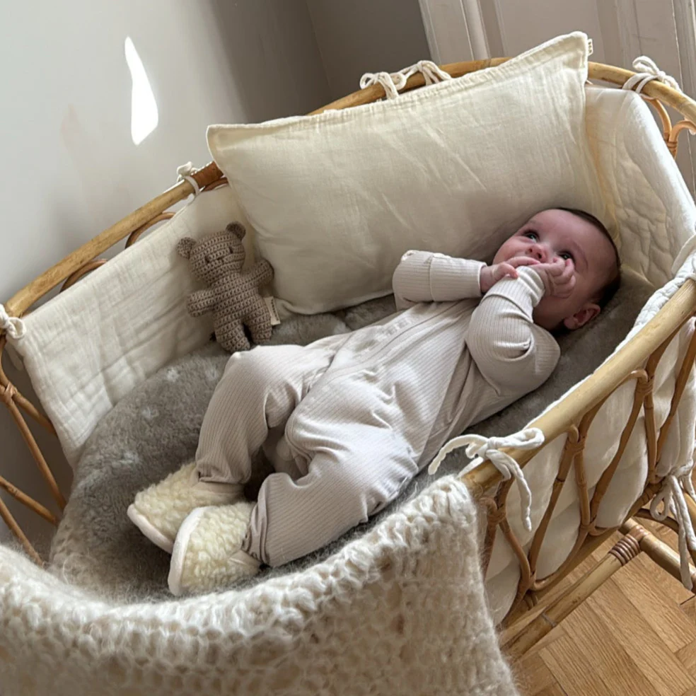 MORI x BINIBAMBA Fawn Sheepskin Snuggler - Image 7