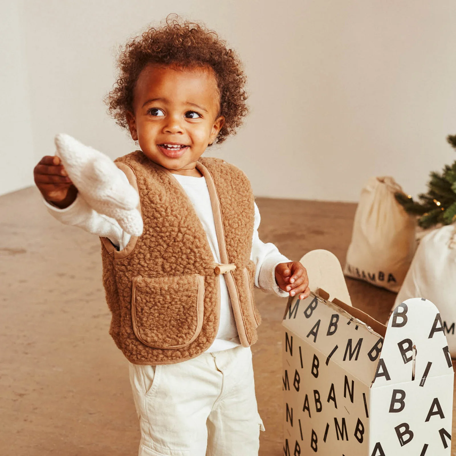 BINIBAMBA Merino Wool Snugglevest - Bruno - Image 3