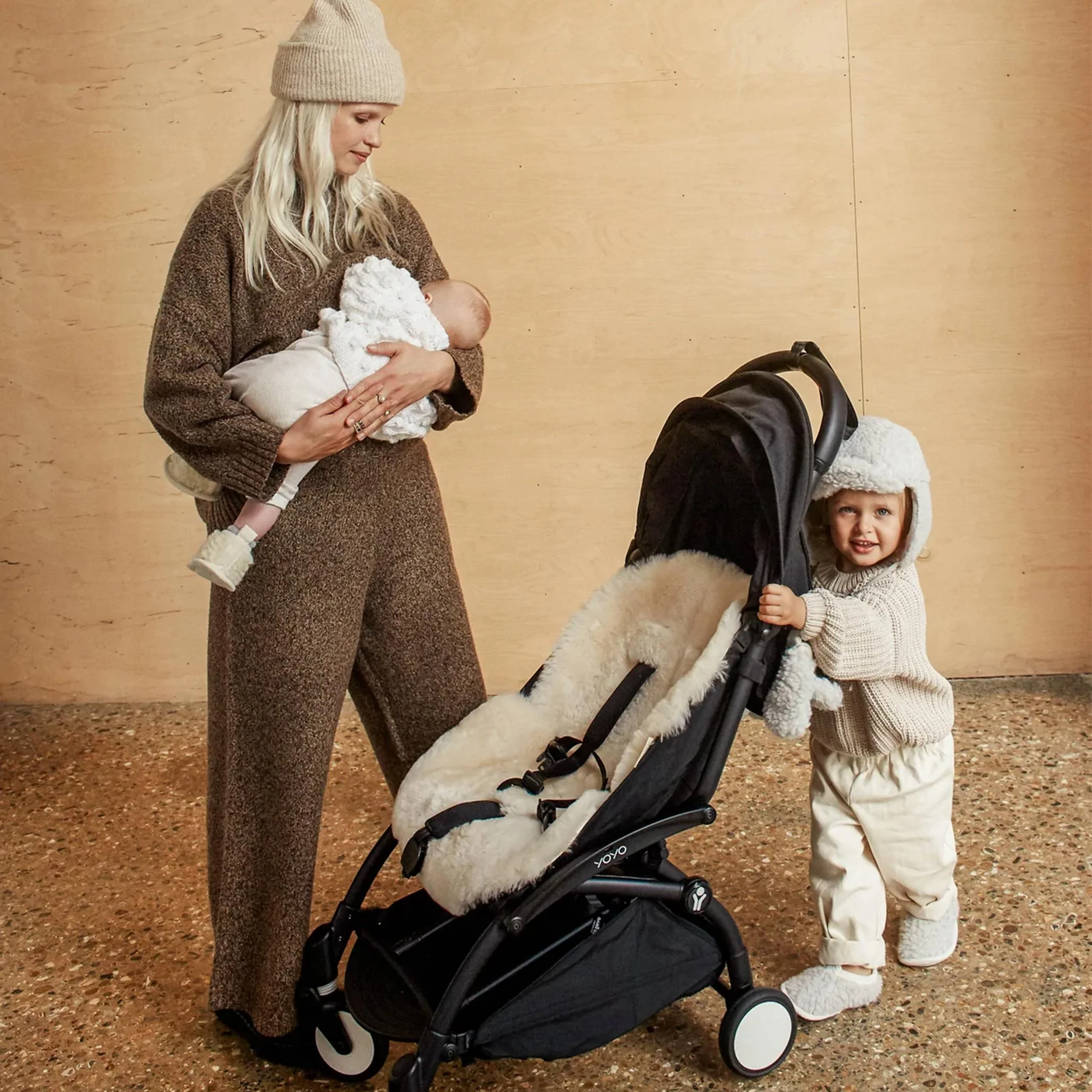 BINIBAMBA Sheepskin Snuggler Buggy Liner - Image 3