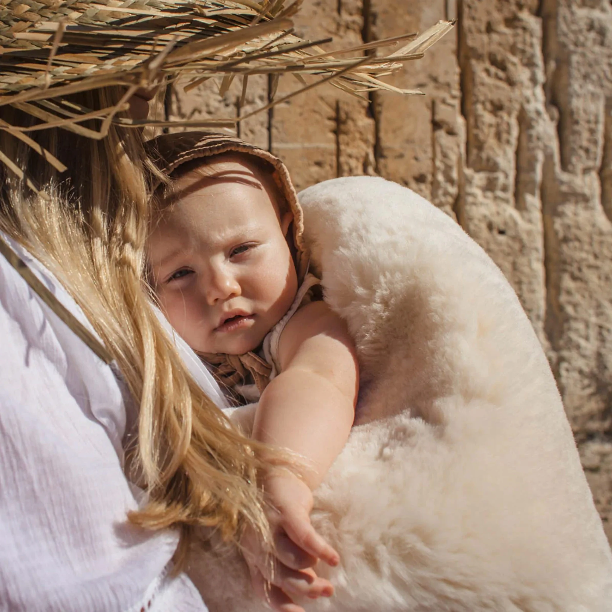 BINIBAMBA Sheepskin Wriggle Playmat - Image 3