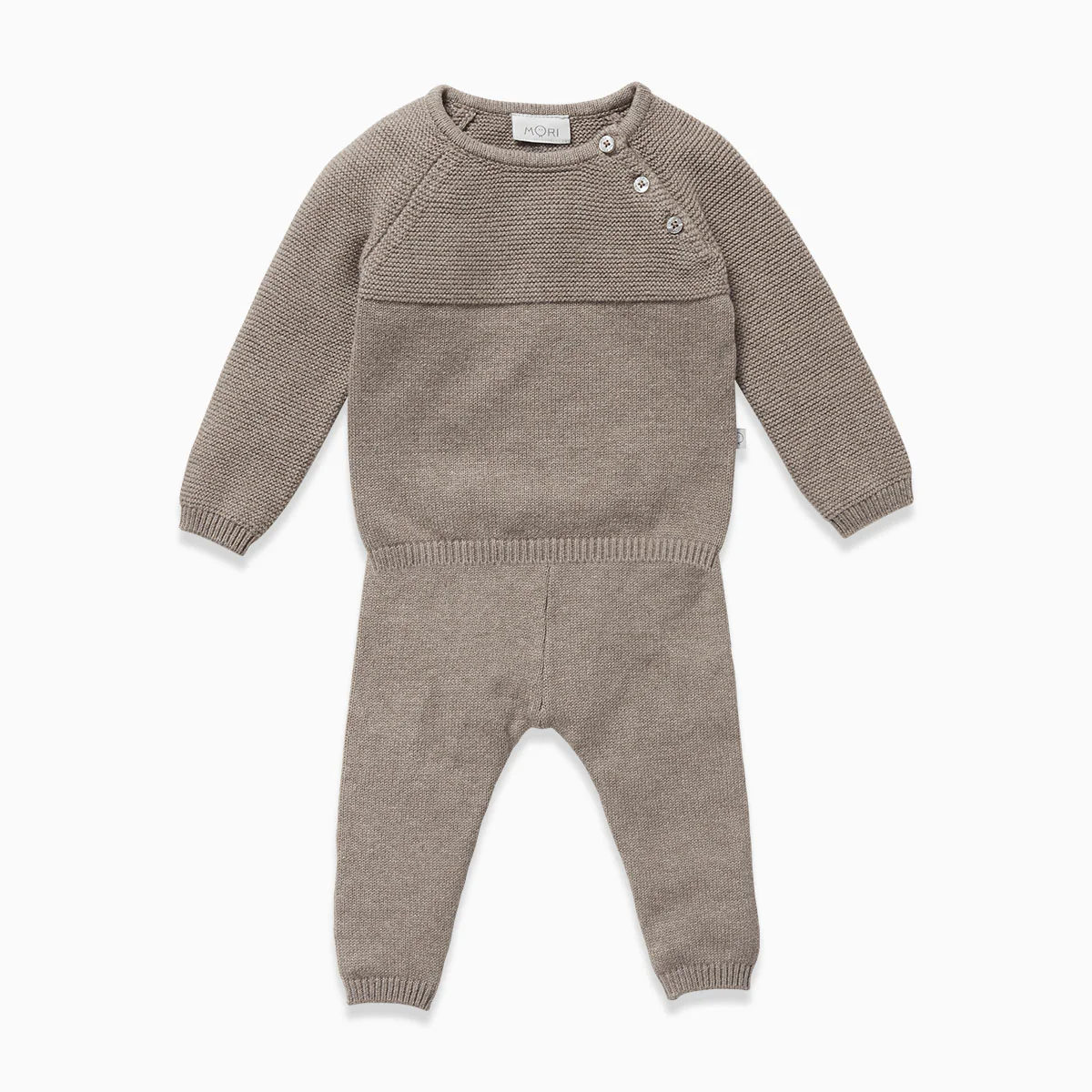 Knitted Raglan Sleeve Jumper & Joggers Outfit