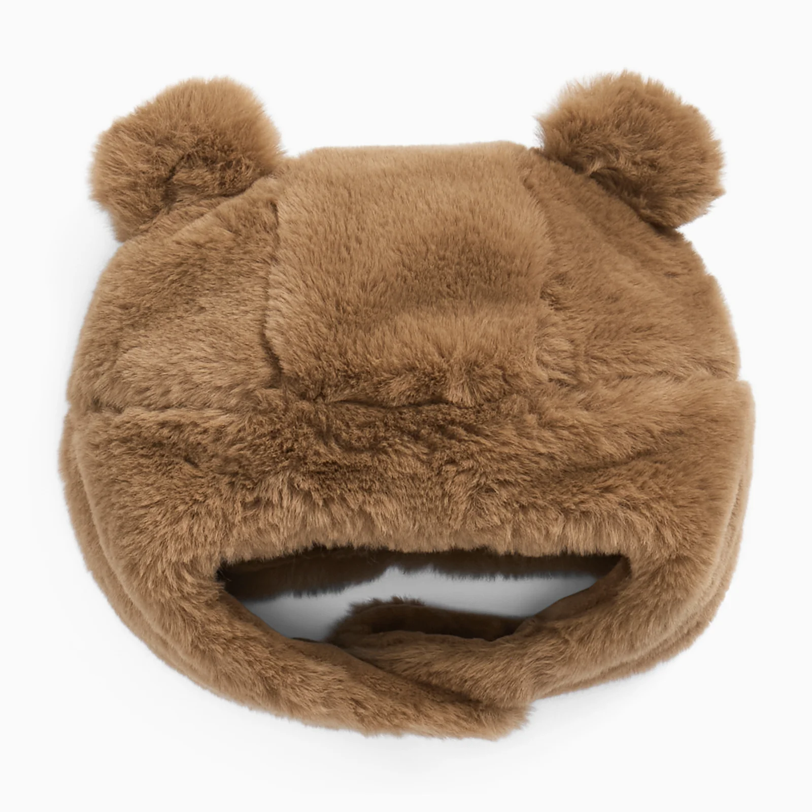 Brown Bear Faux Fur Hat - Image 3