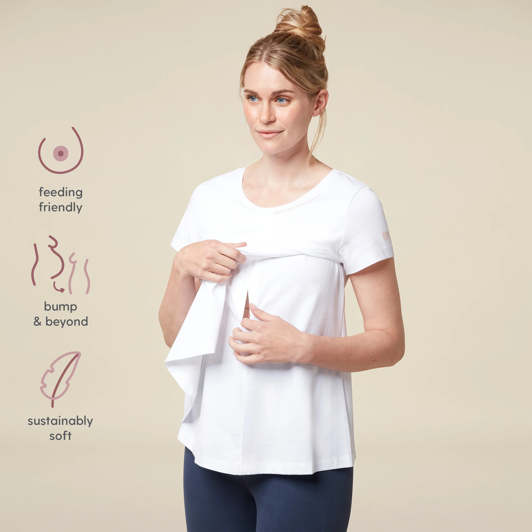 Maternity & Nursing Slogan T-Shirt - Image 2