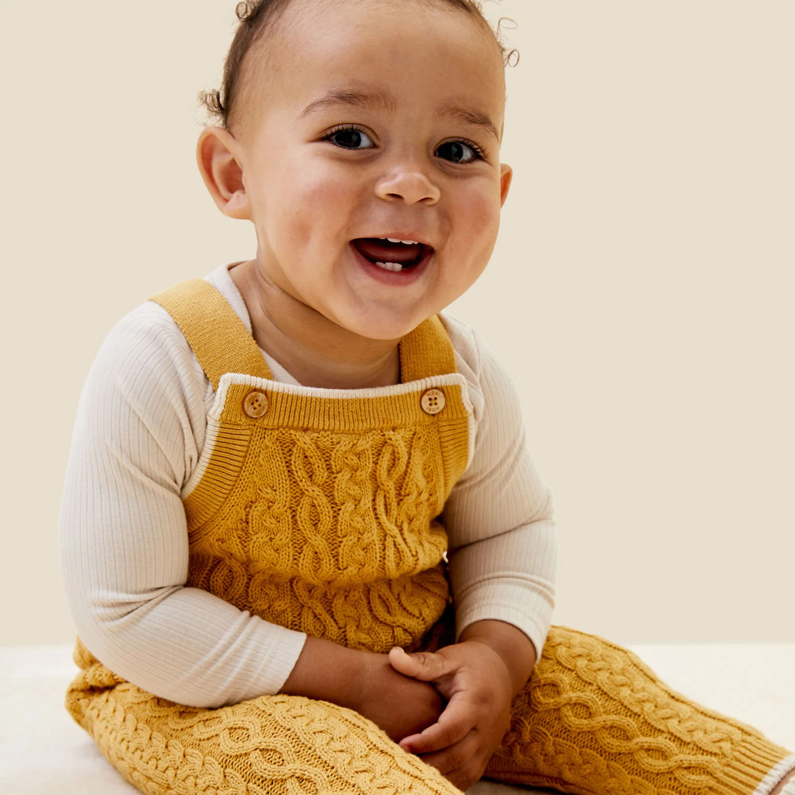 Cable Knit Dungarees - Image 5