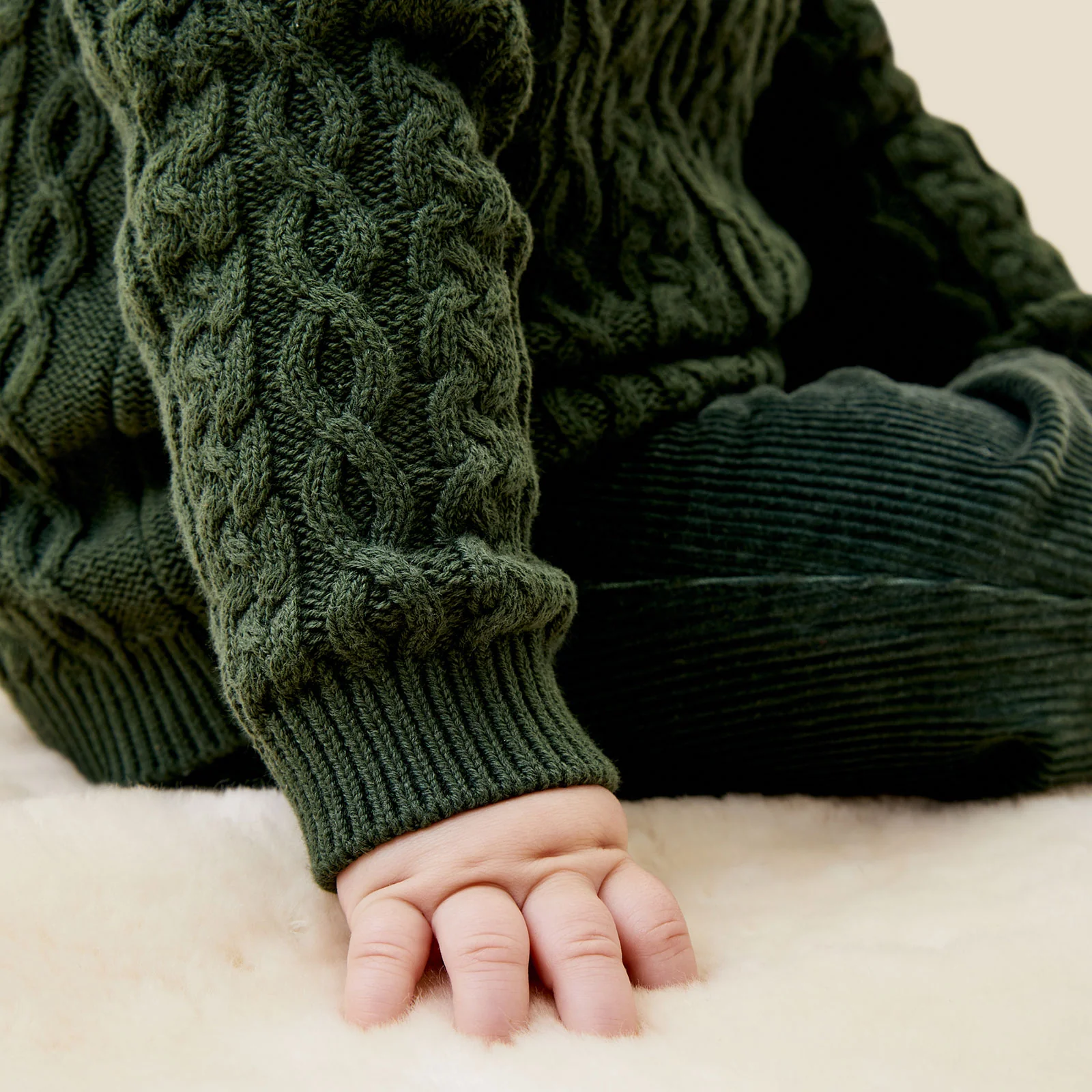 Cable Knit Jumper & Leggings Outfit - Image 5