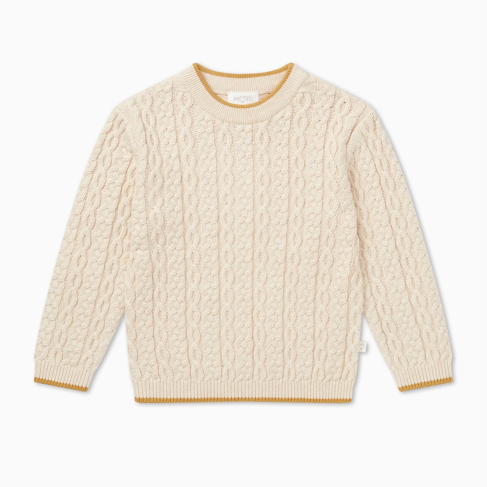 Cable Knit Tipped Jumper - Image 2