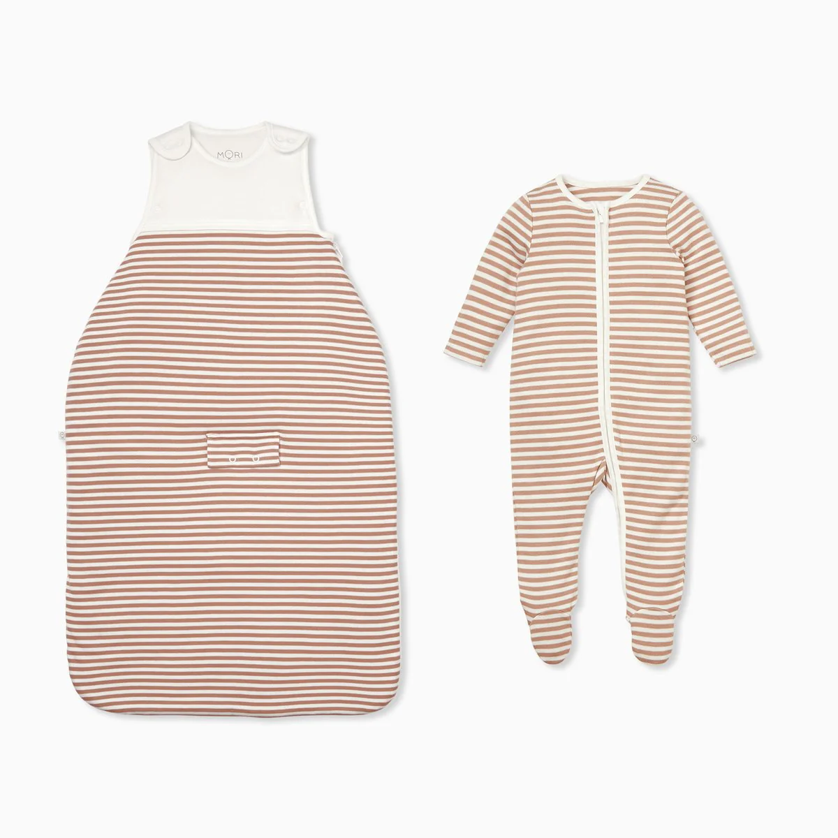 Caramel Stripe Bedtime Set