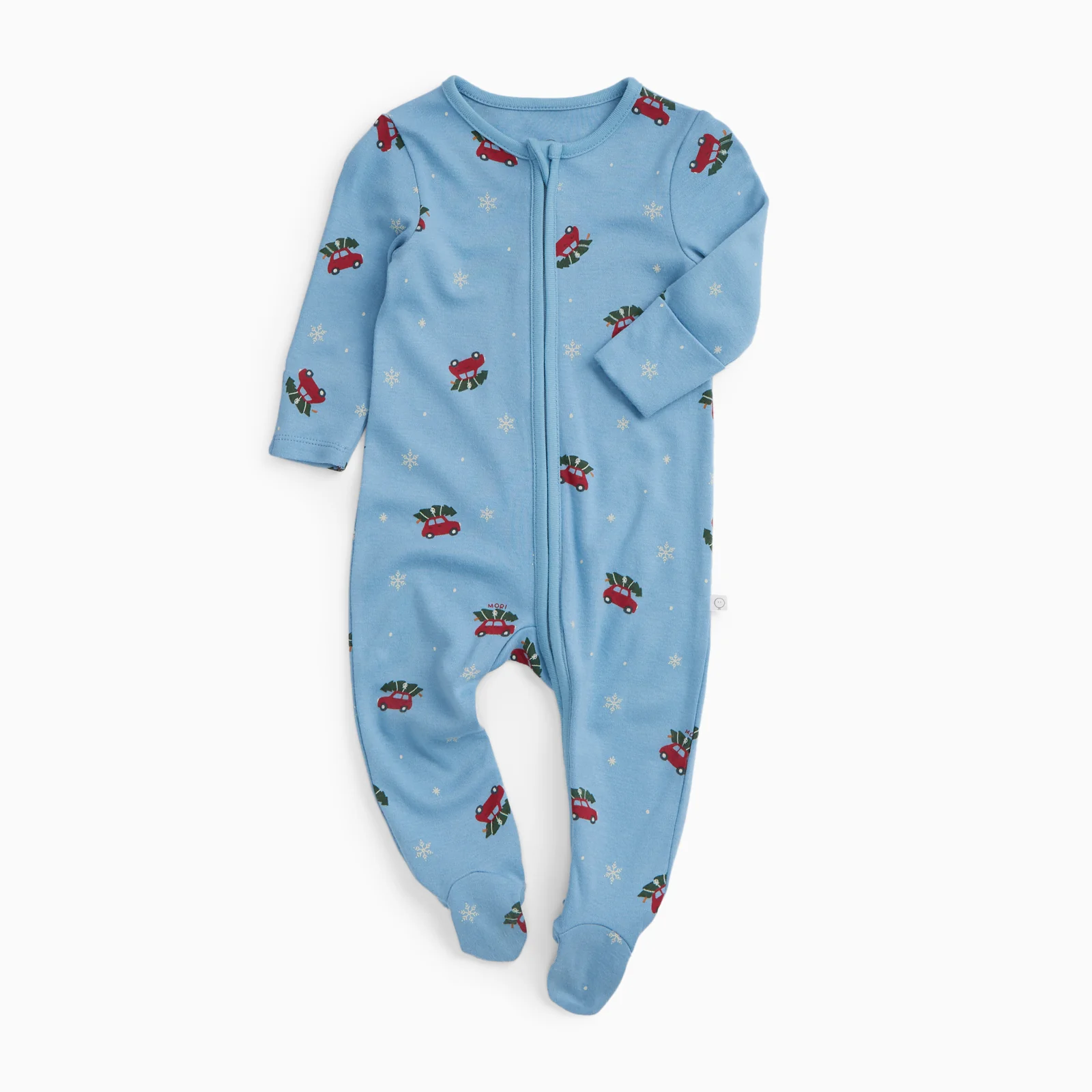 Christmas Car Clever Zip Sleepsuit - Image 4