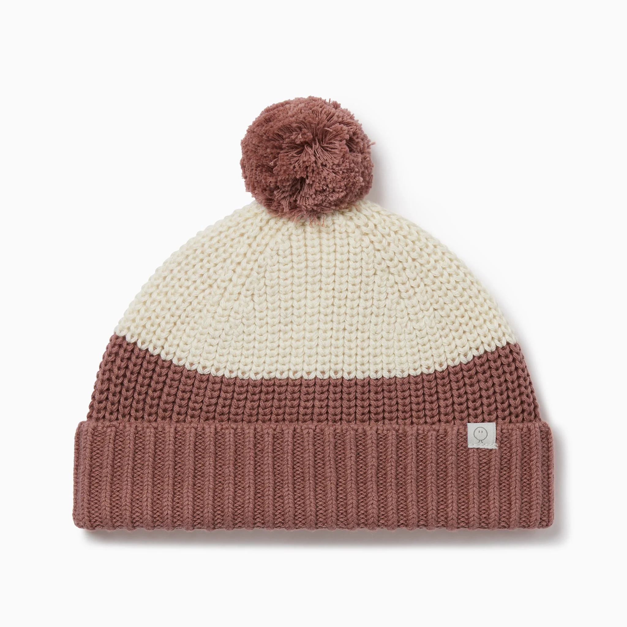 Chunky Knit Colourblock Beanie Hat - Image 2