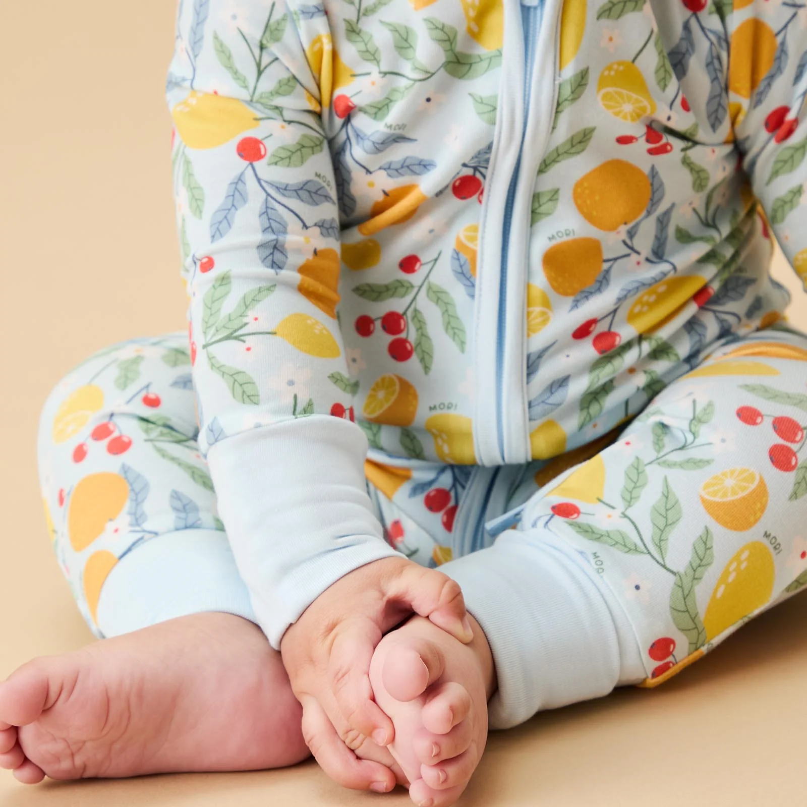 Citrus Summer Clever Zip Sleepsuit - Image 3