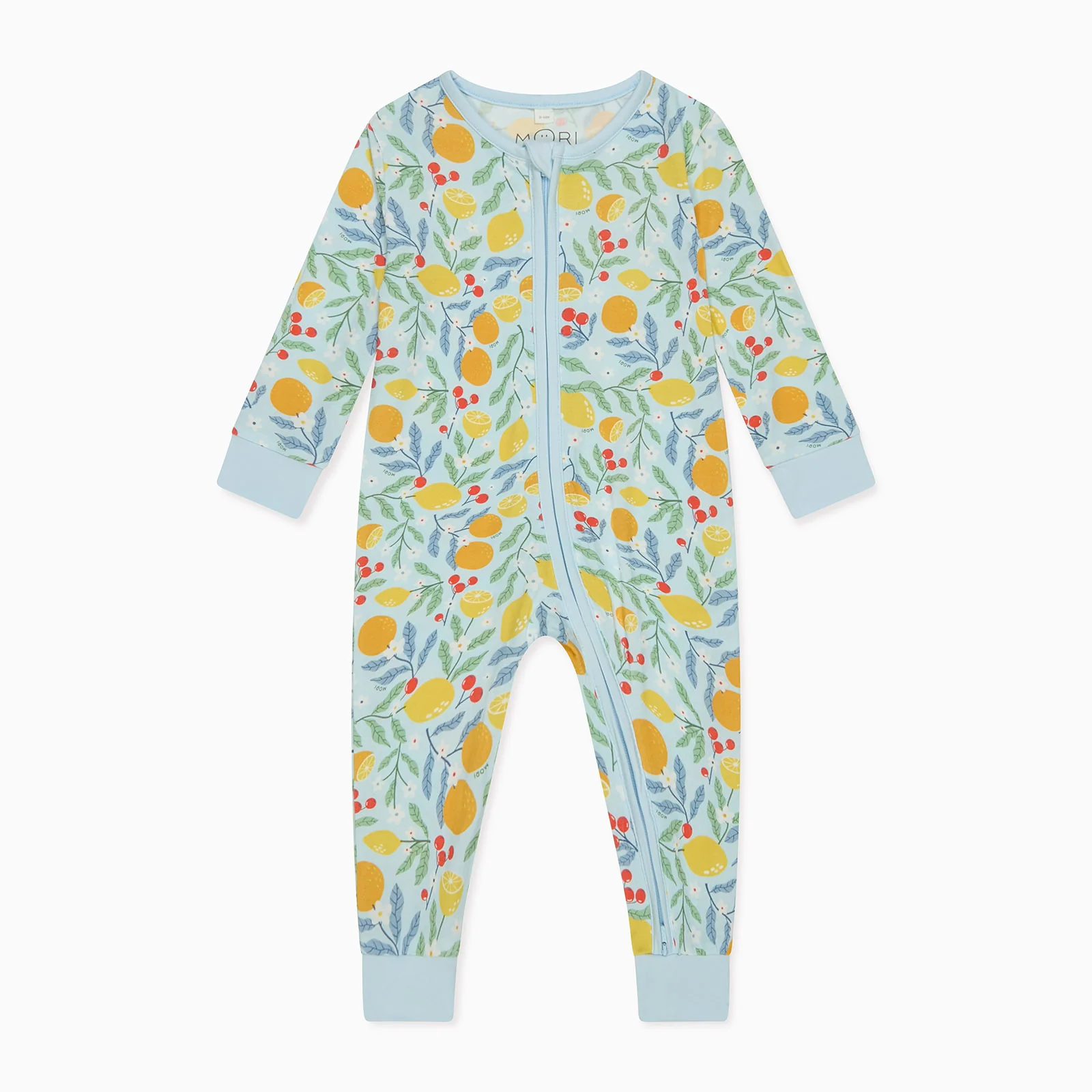 Citrus Summer Clever Zip Sleepsuit - Image 4