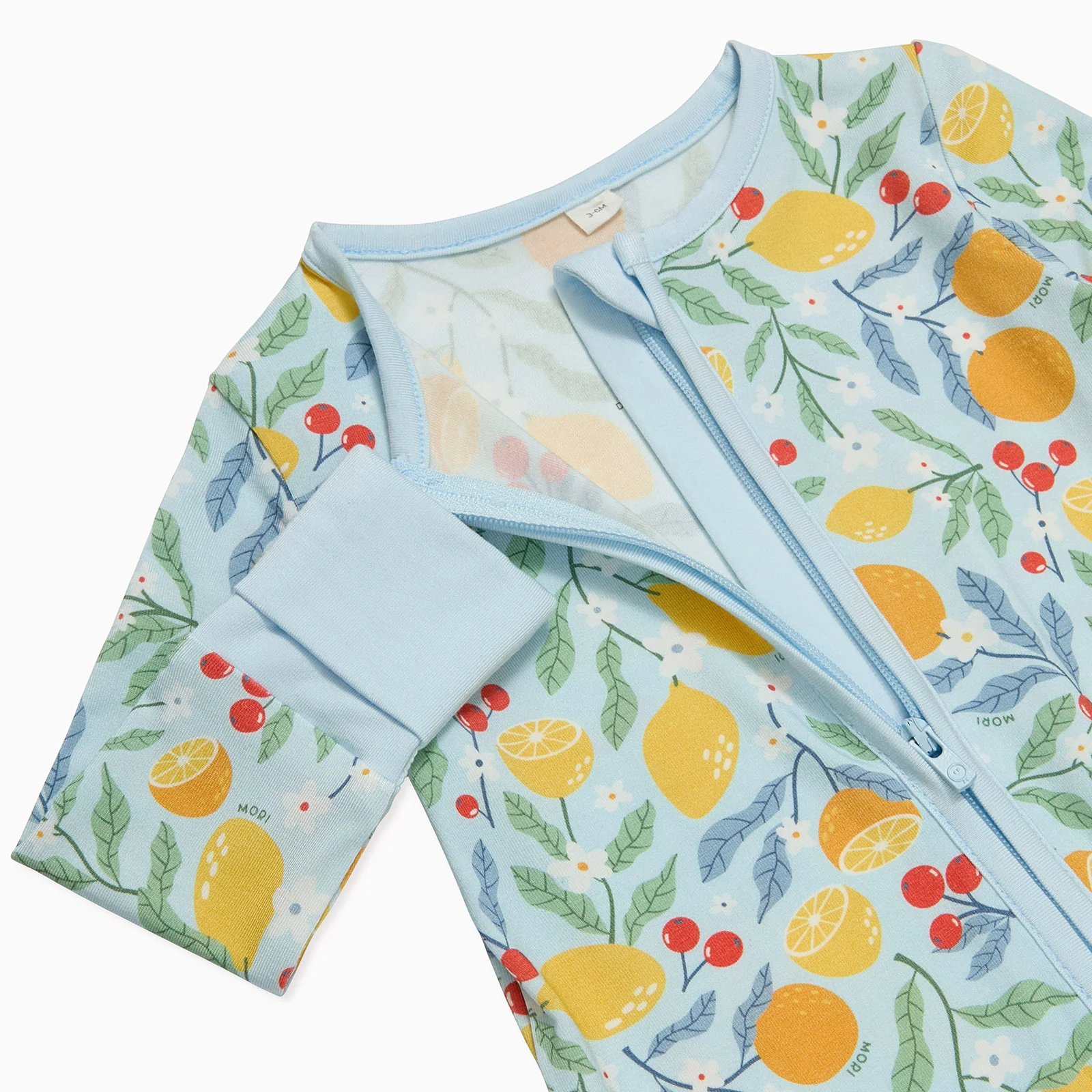 Citrus Summer Clever Zip Sleepsuit - Image 7