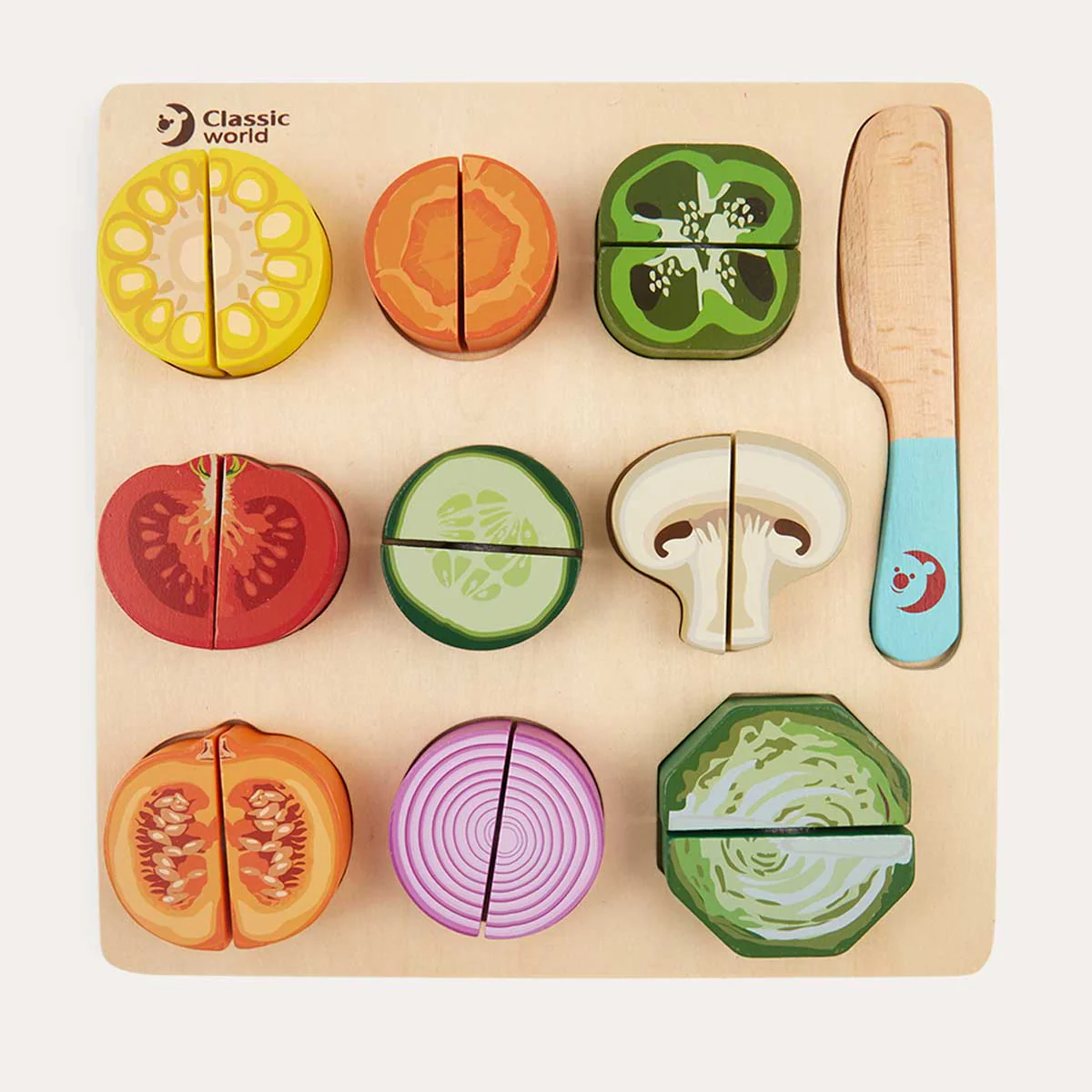 Classic World Cutting Vegetables Puzzle