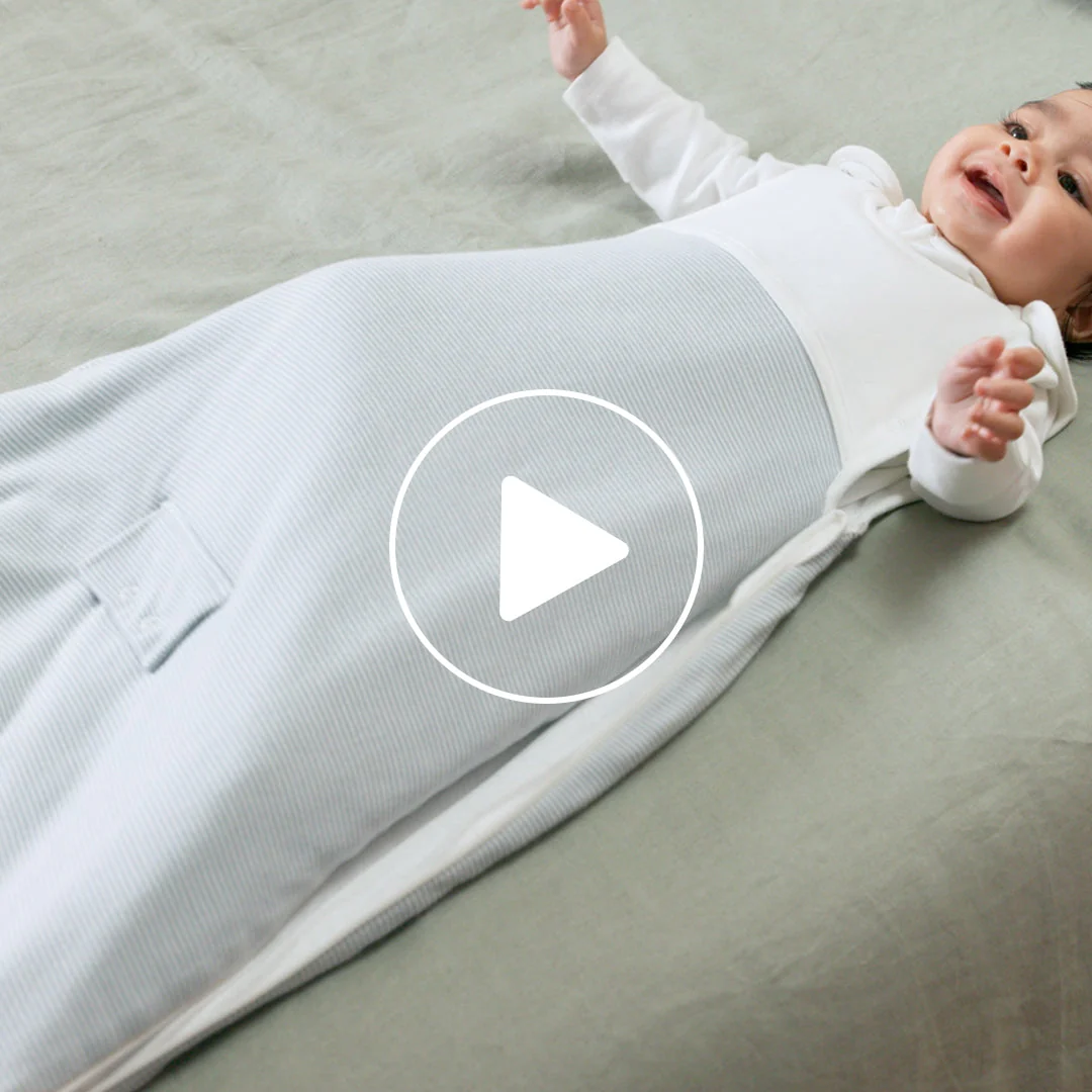 Clever Year Round Sleeping Bag 1.5 TOG - Blush Stripe - Image 4