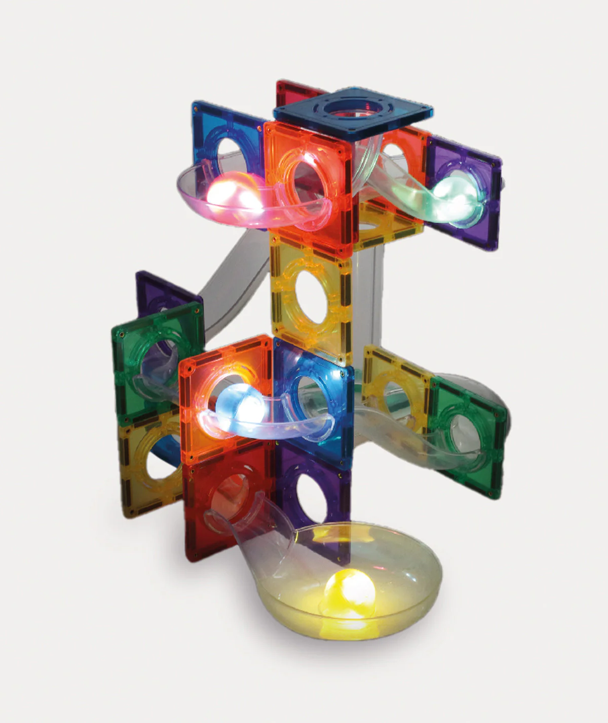 Cleverclixx Ball Run Dazzling Lights Pack Intense 100 Pieces
