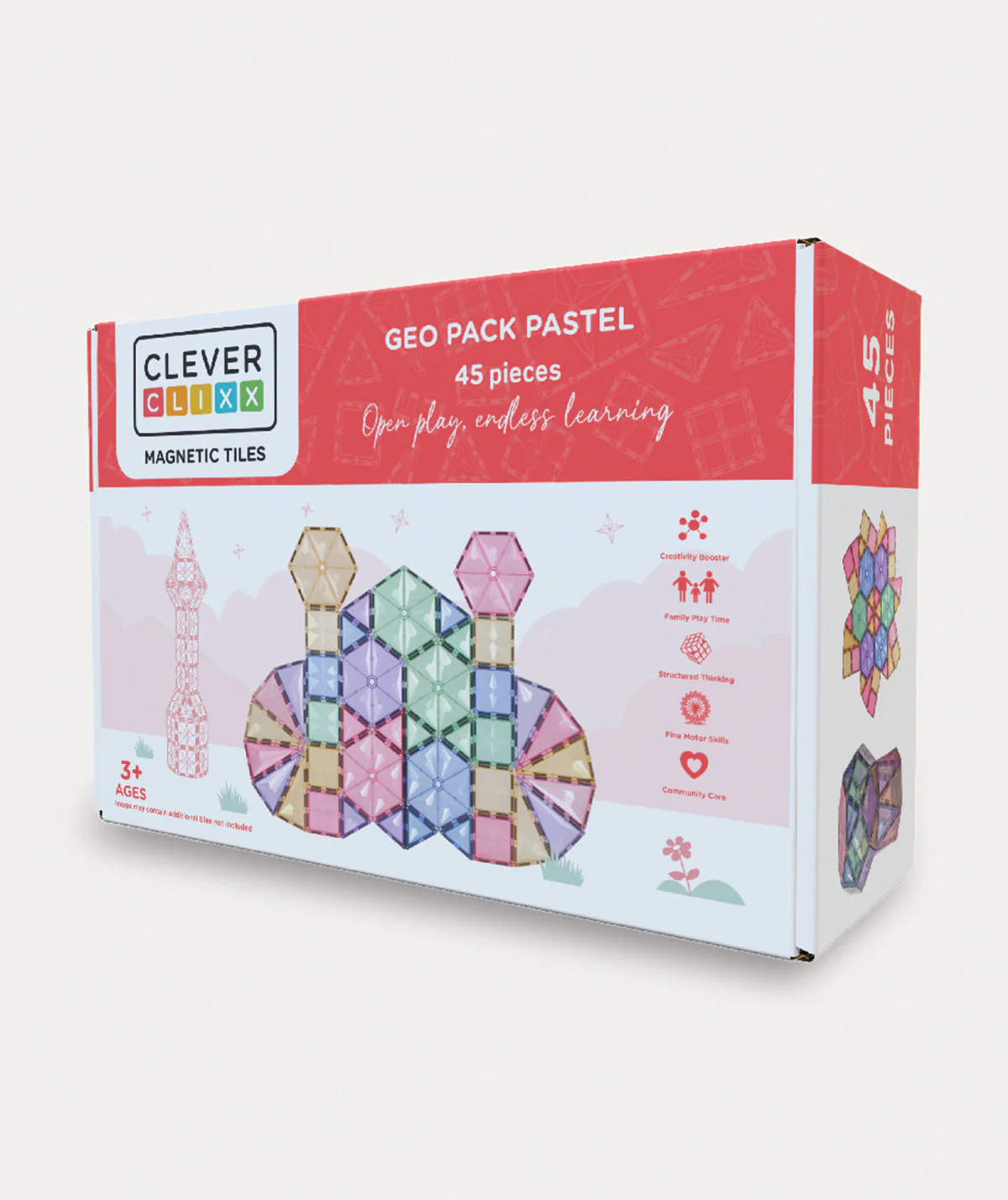 Cleverclixx Geo Pack Pastel 45 Pieces - Image 2