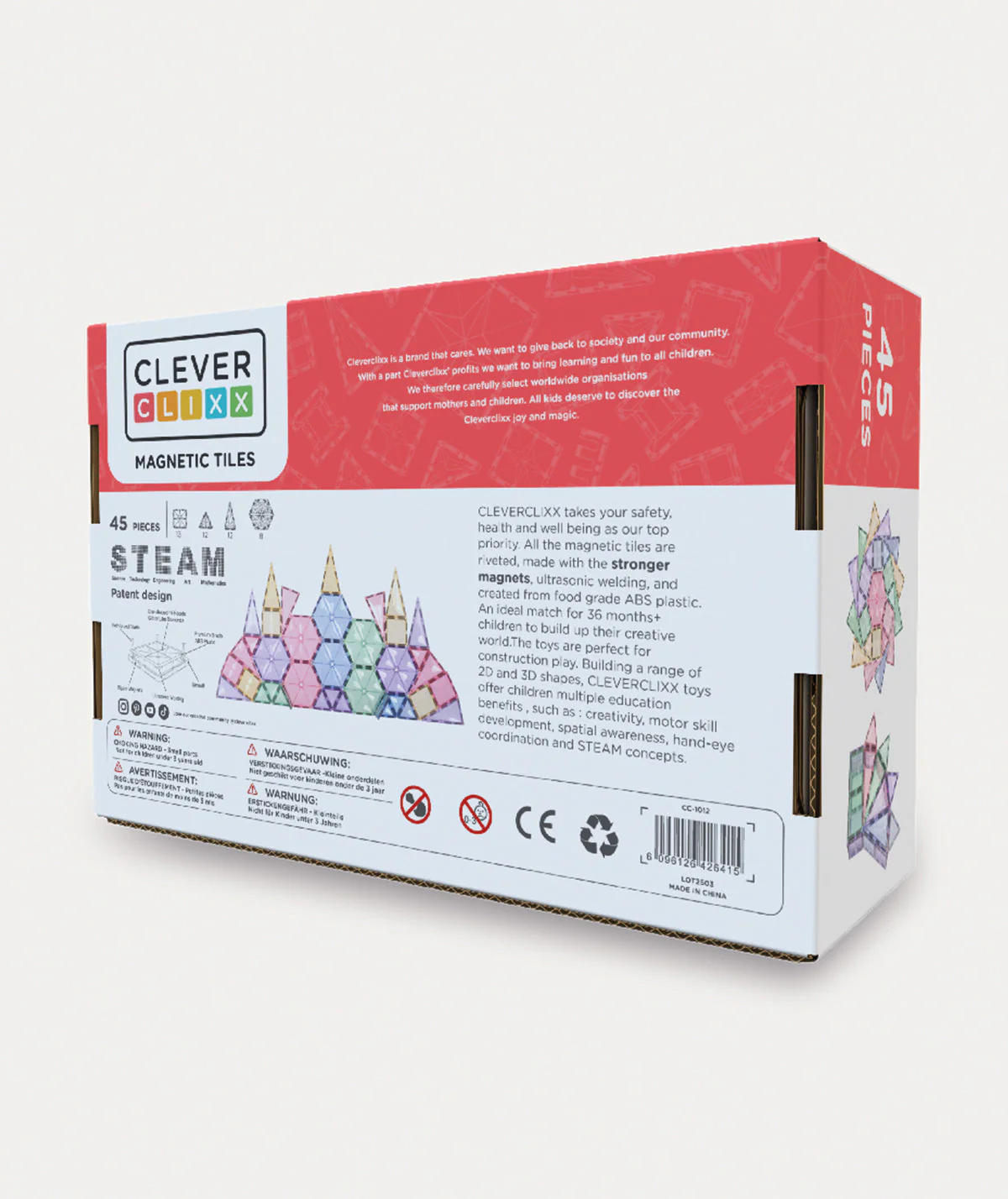 Cleverclixx Geo Pack Pastel 45 Pieces - Image 5