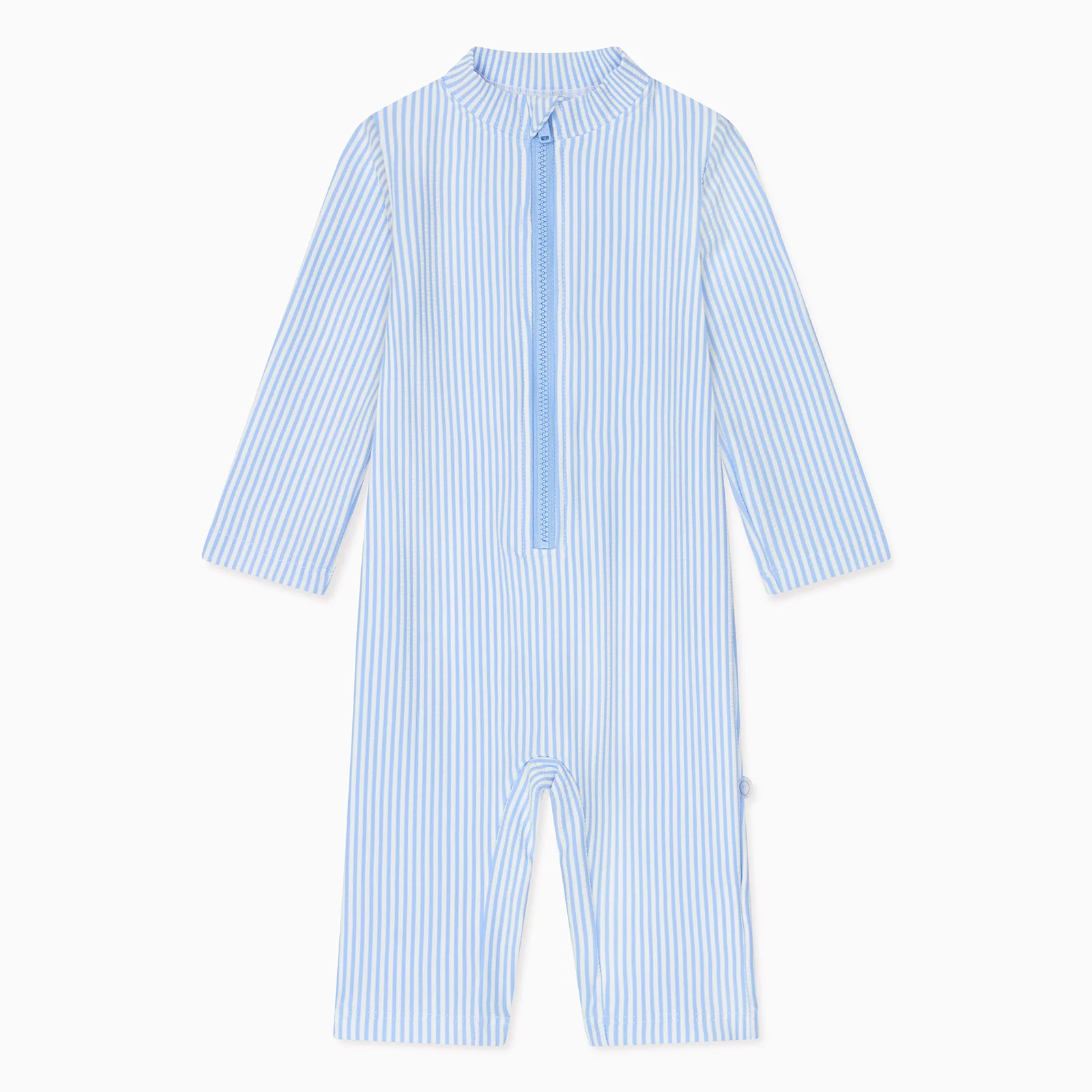 Cloud Stripe Seersucker Sunsafe Swimsuit - Image 3