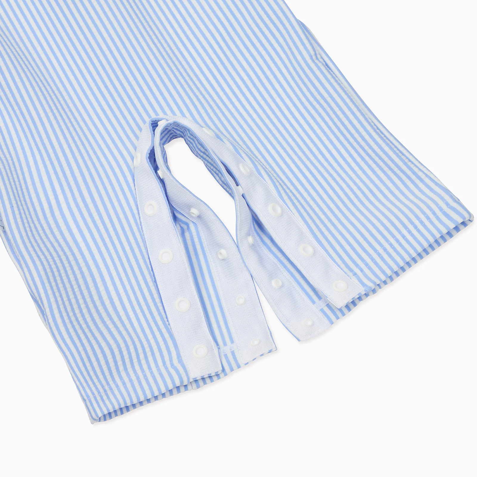 Cloud Stripe Seersucker Sunsafe Swimsuit - Image 5
