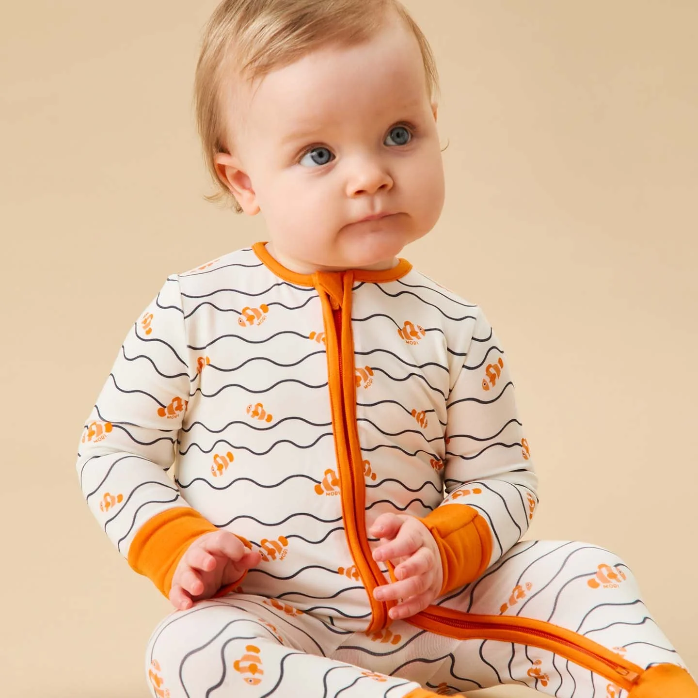 Clown Fish Clever Zip Sleepsuit - Image 2