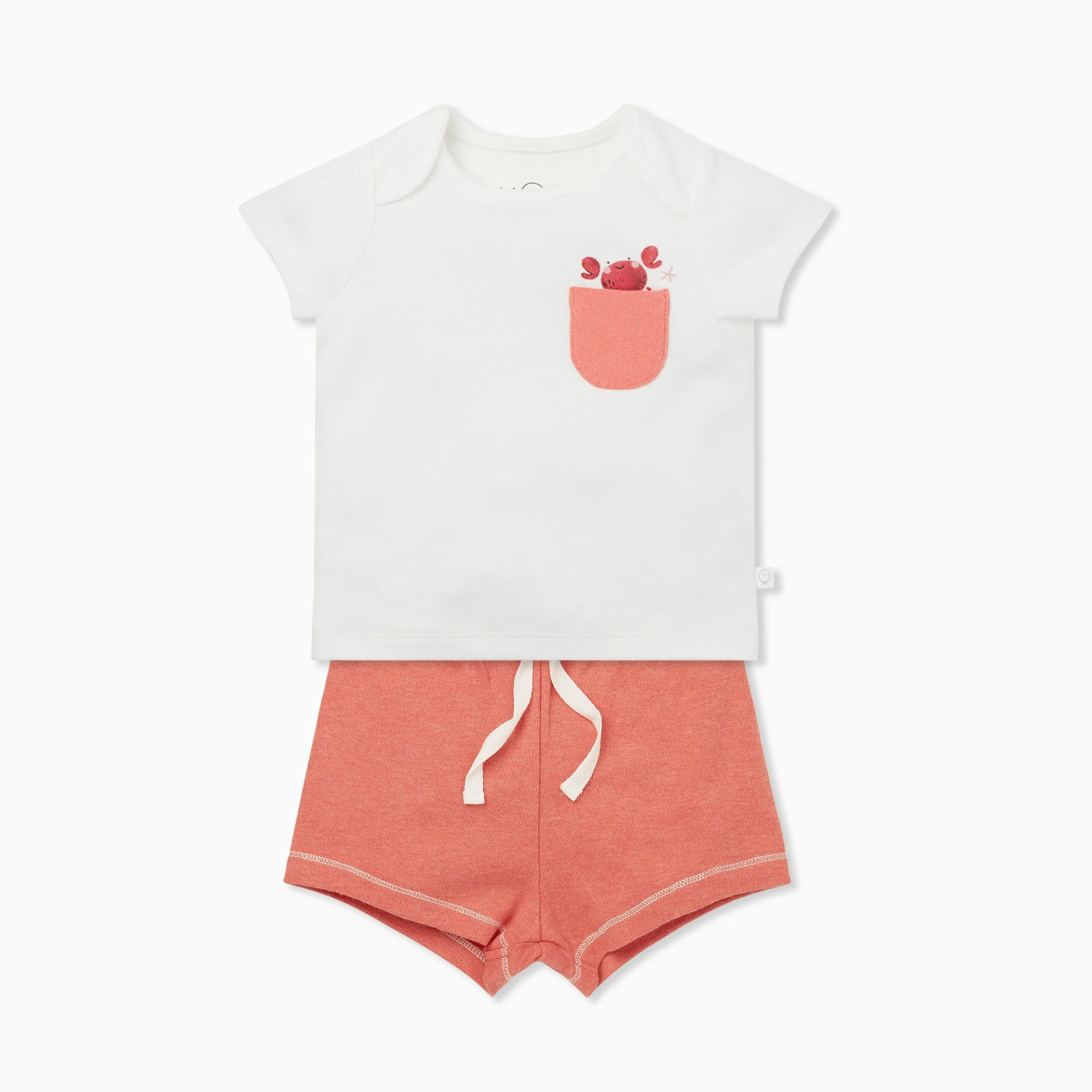 Coral Crab T-Shirt & Shorts Set