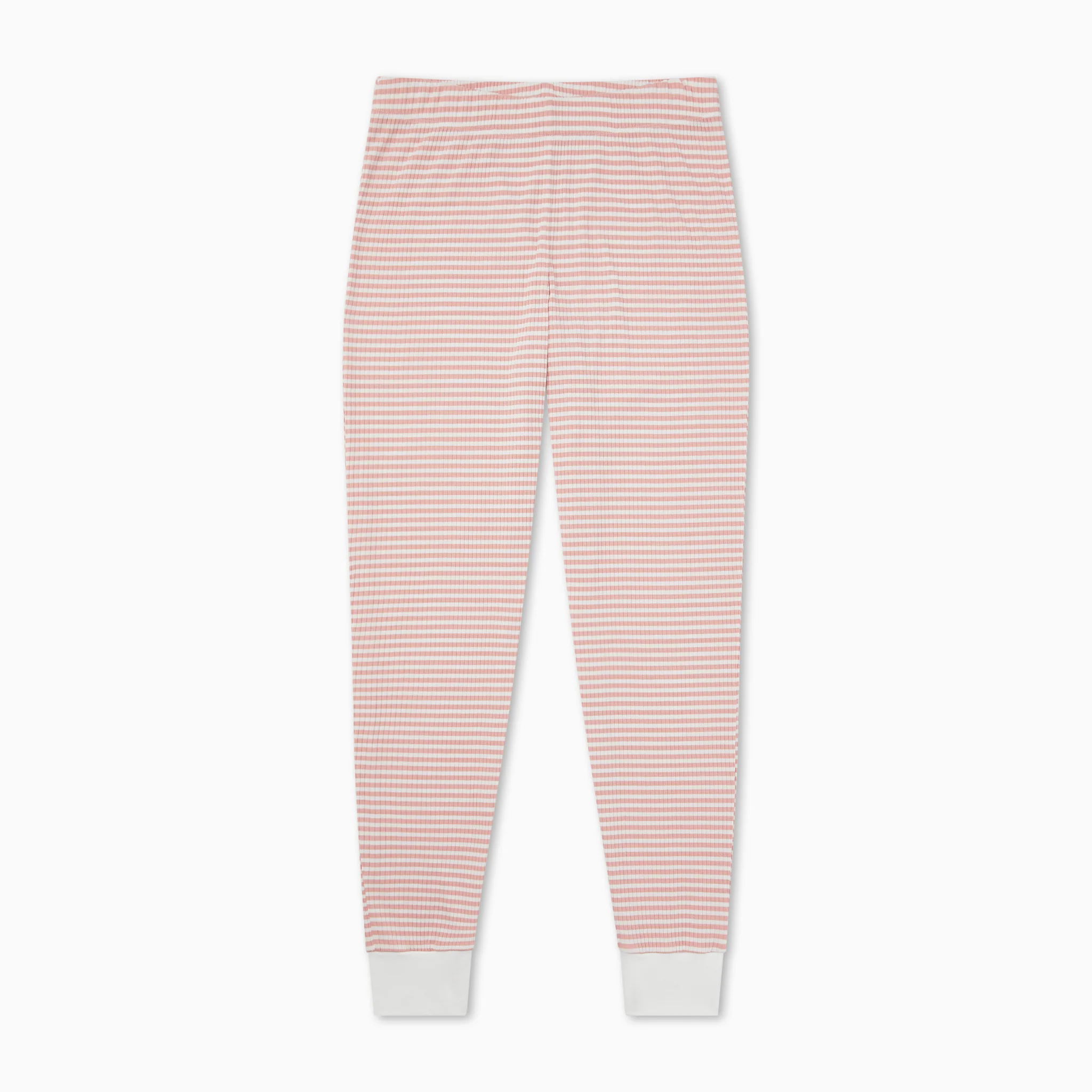Pink Stripe Women's Ribbed Pyjamas - Image 3