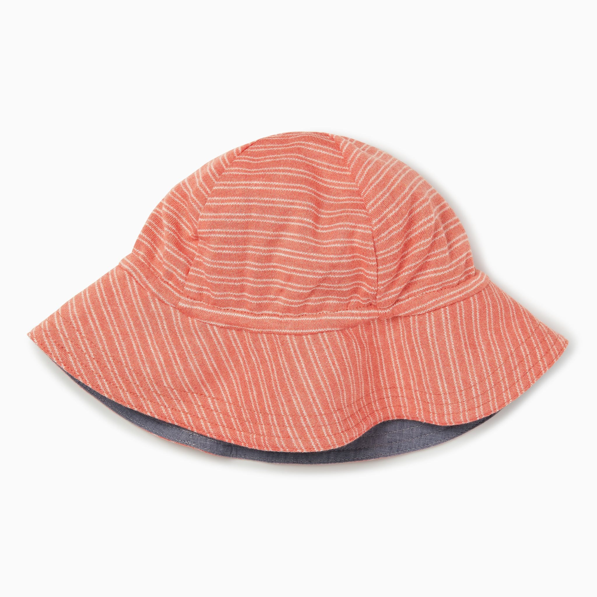 Coral Stripe Reversible Hat - Image 2